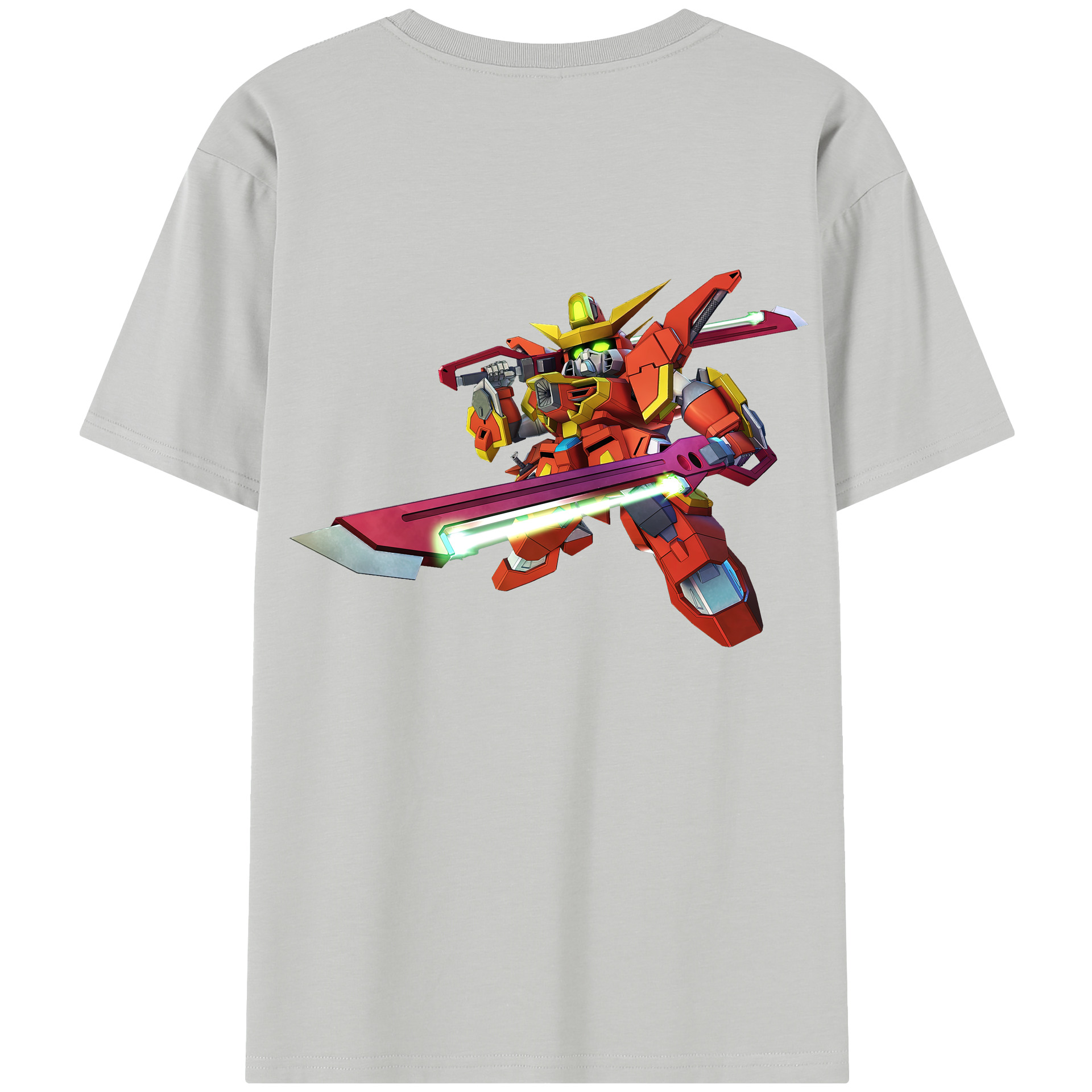 （画像用） 機動戦士ガンダム Mobile Suit Gundam レディース半袖Tシャツ(バックプリント)