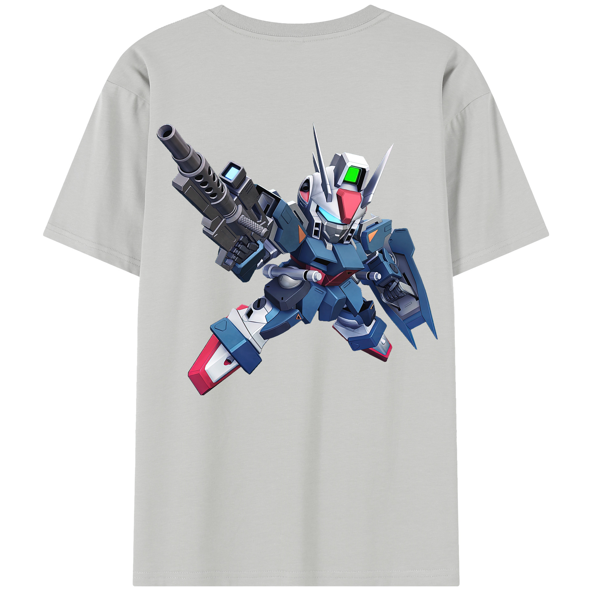 （画像用） 機動戦士ガンダム Mobile Suit Gundam レディース半袖Tシャツ(バックプリント)