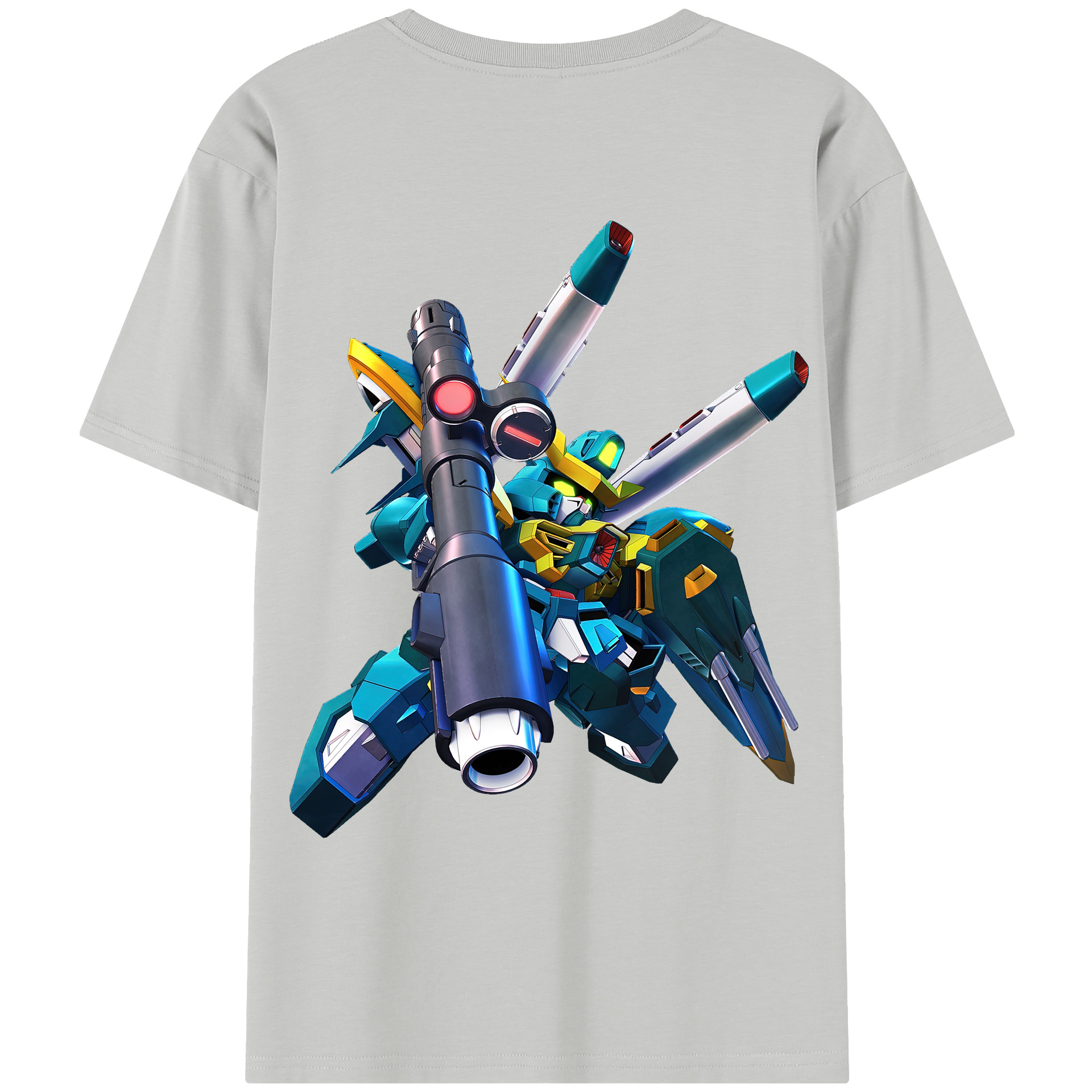 （画像用） 機動戦士ガンダム Mobile Suit Gundam レディース半袖Tシャツ(バックプリント)