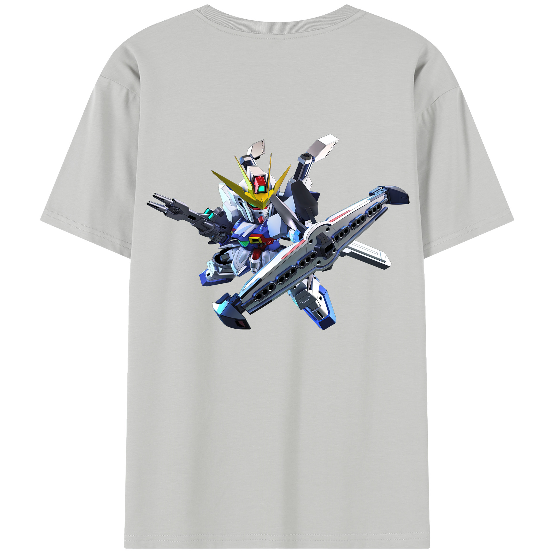 （画像用） 機動戦士ガンダム Mobile Suit Gundam レディース半袖Tシャツ(バックプリント)