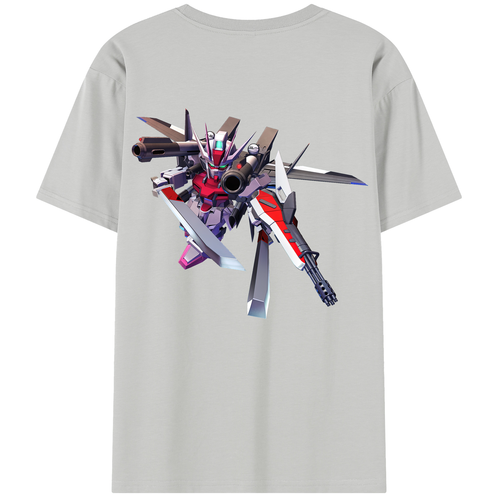 （画像用） 機動戦士ガンダム Mobile Suit Gundam レディース半袖Tシャツ(バックプリント)