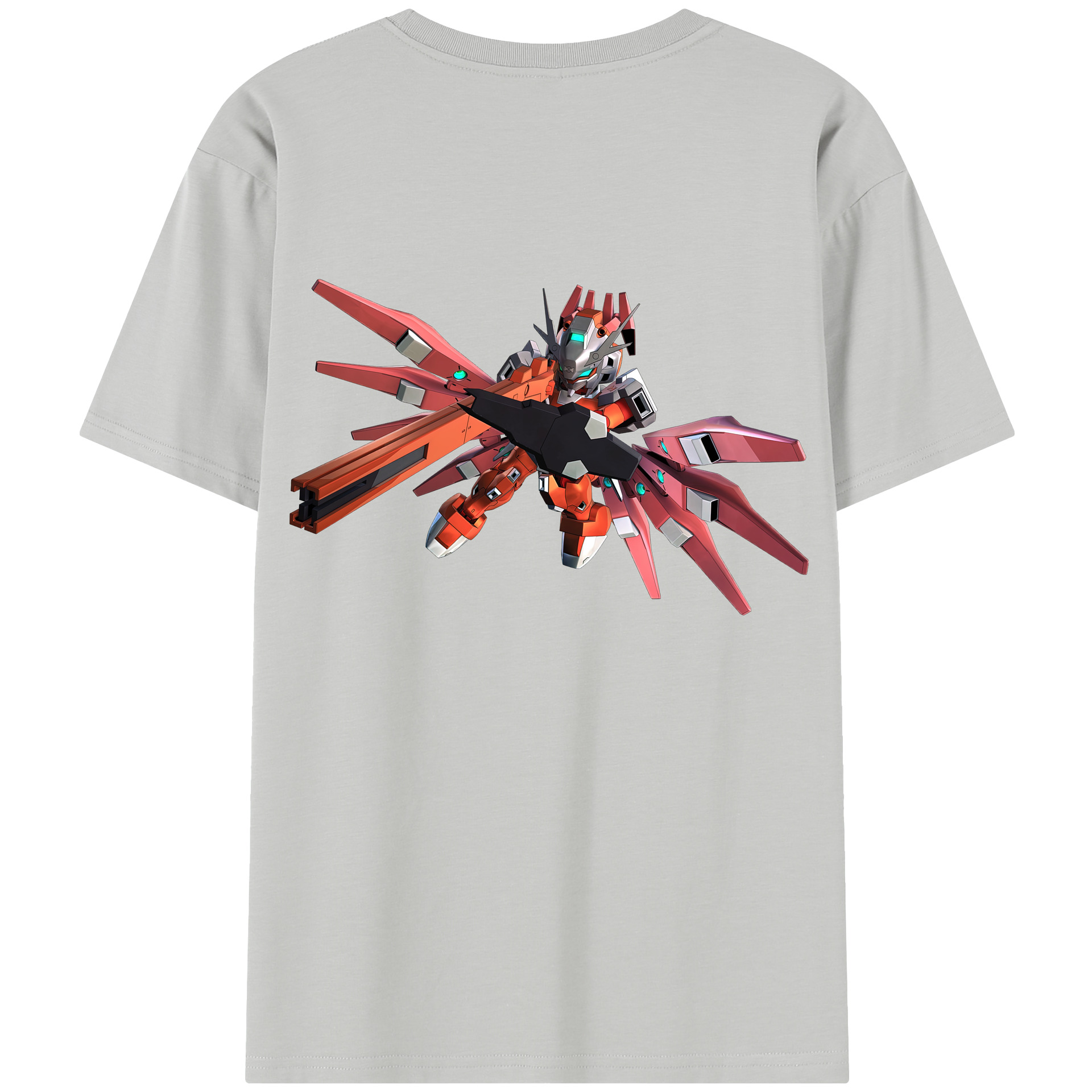 （画像用） 機動戦士ガンダム Mobile Suit Gundam レディース半袖Tシャツ(バックプリント)