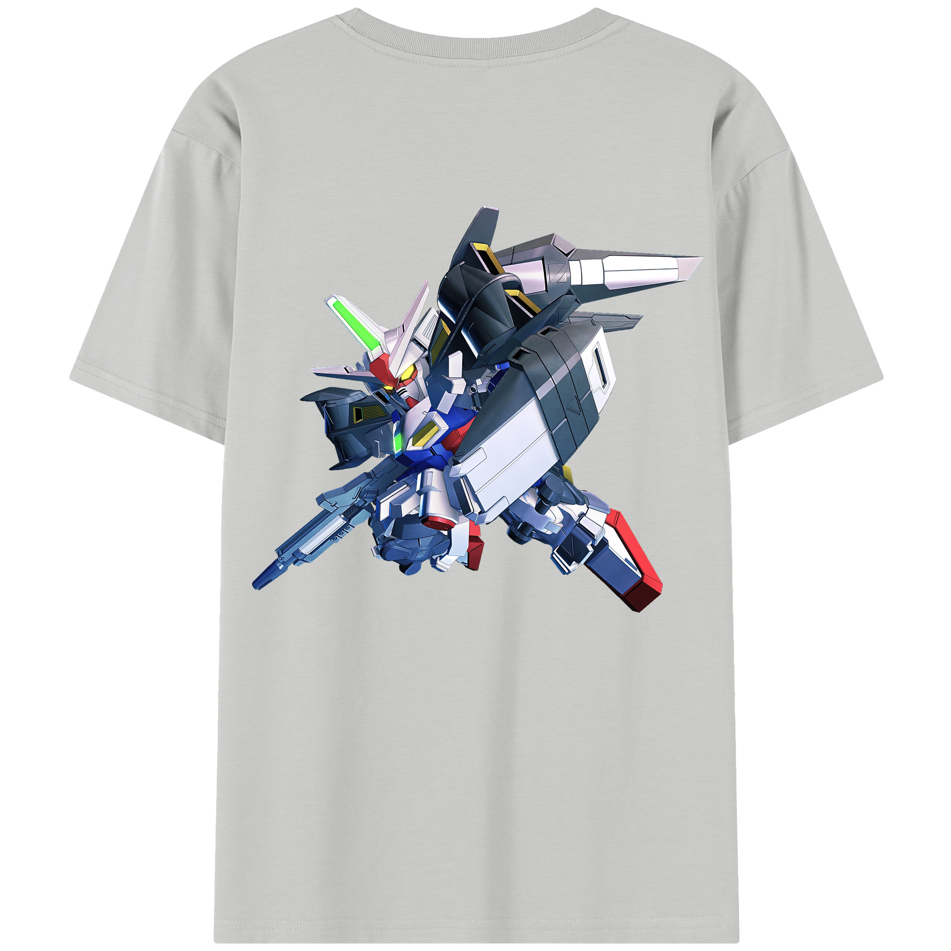 （画像用） 機動戦士ガンダム Mobile Suit Gundam レディース半袖Tシャツ(バックプリント)