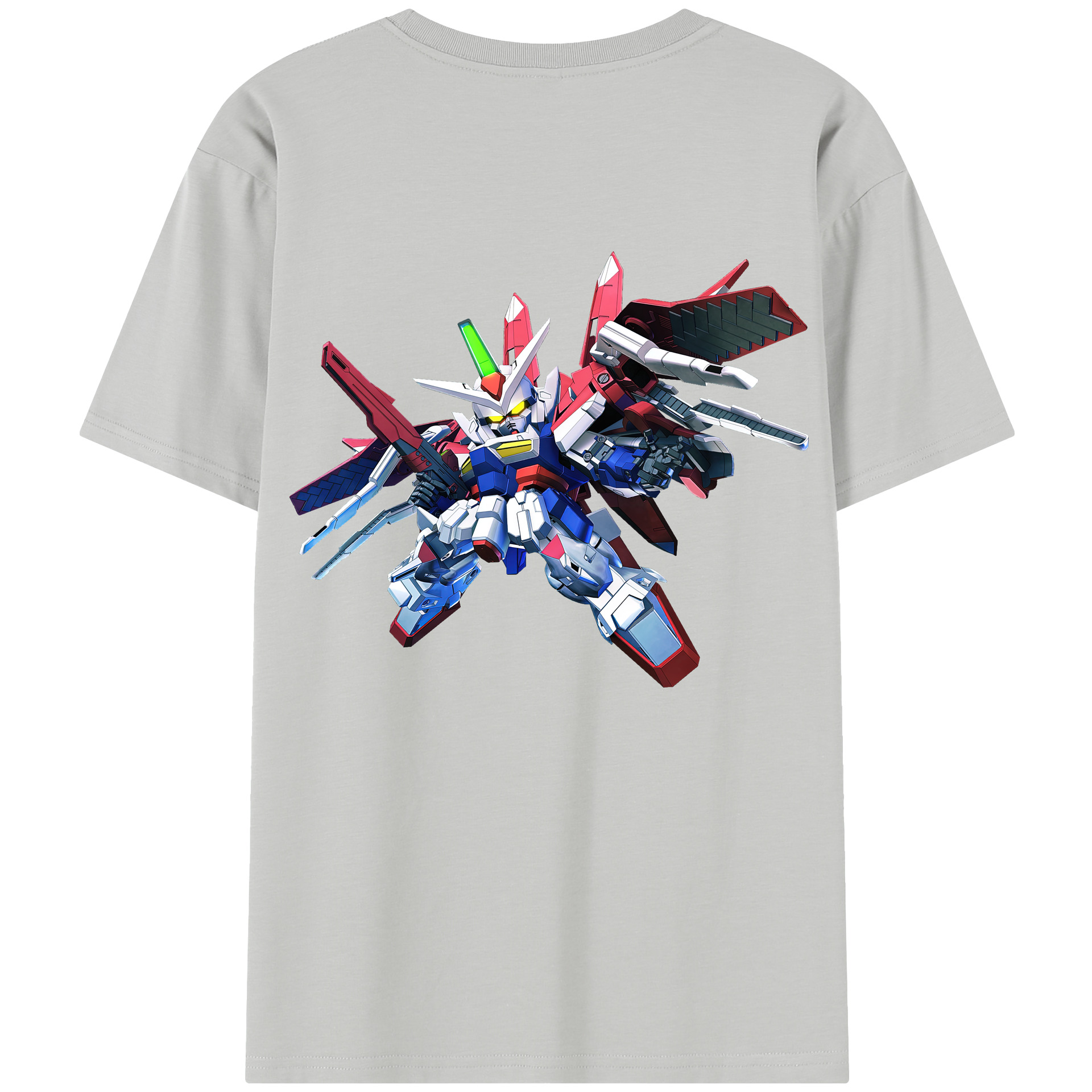 （画像用） 機動戦士ガンダム Mobile Suit Gundam レディース半袖Tシャツ(バックプリント)