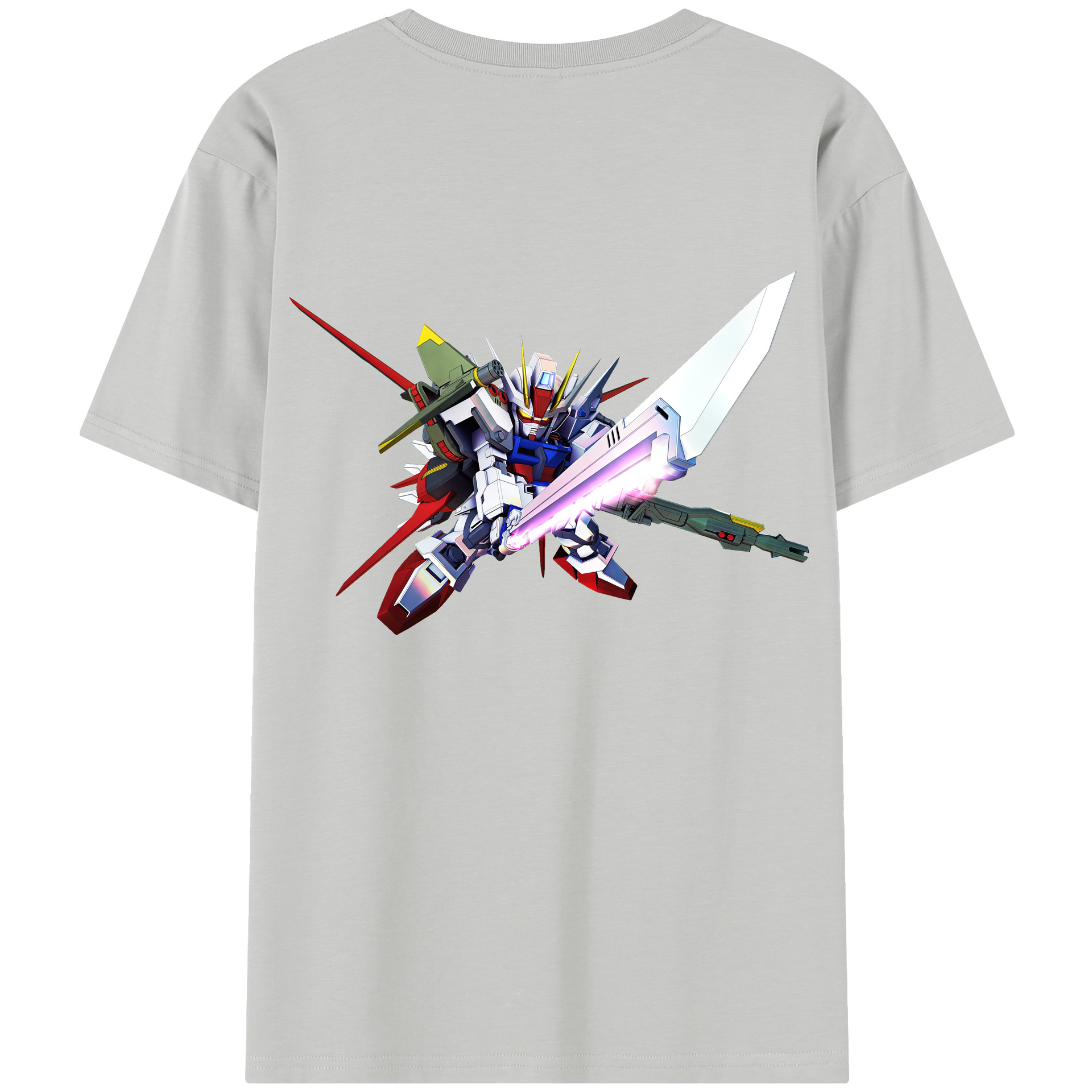 （画像用） 機動戦士ガンダム Mobile Suit Gundam レディース半袖Tシャツ(バックプリント)