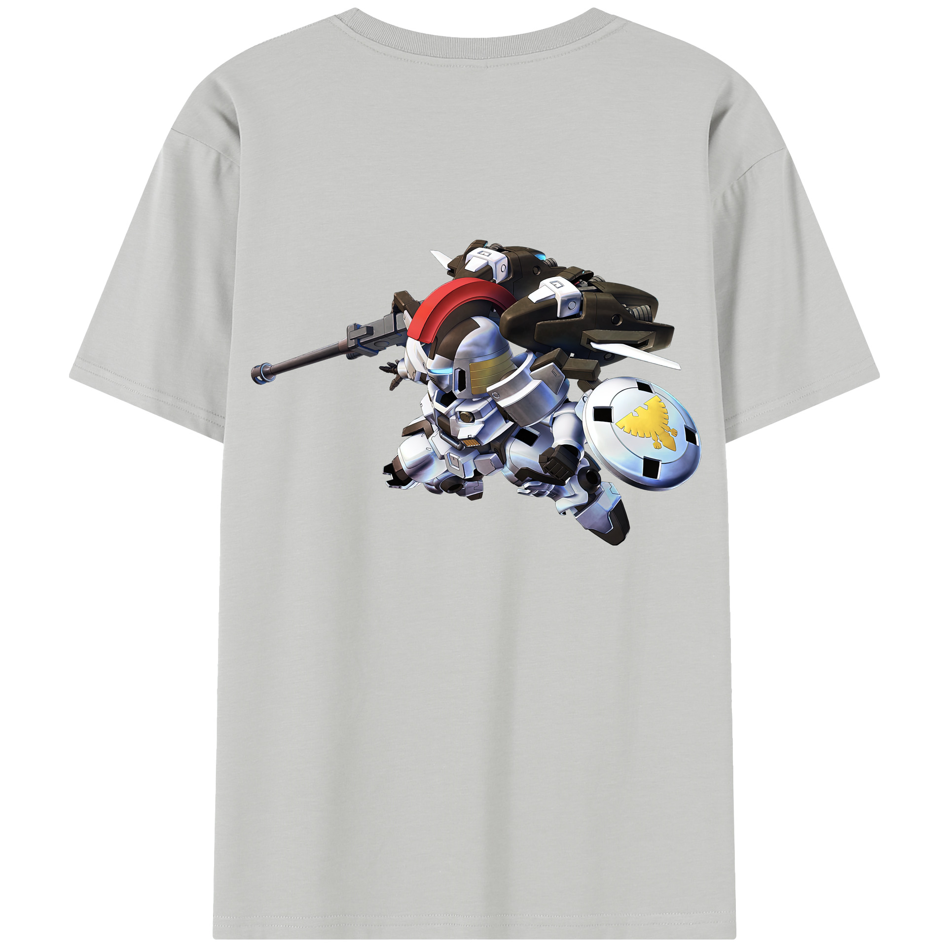 （画像用） 機動戦士ガンダム Mobile Suit Gundam レディース半袖Tシャツ(バックプリント)