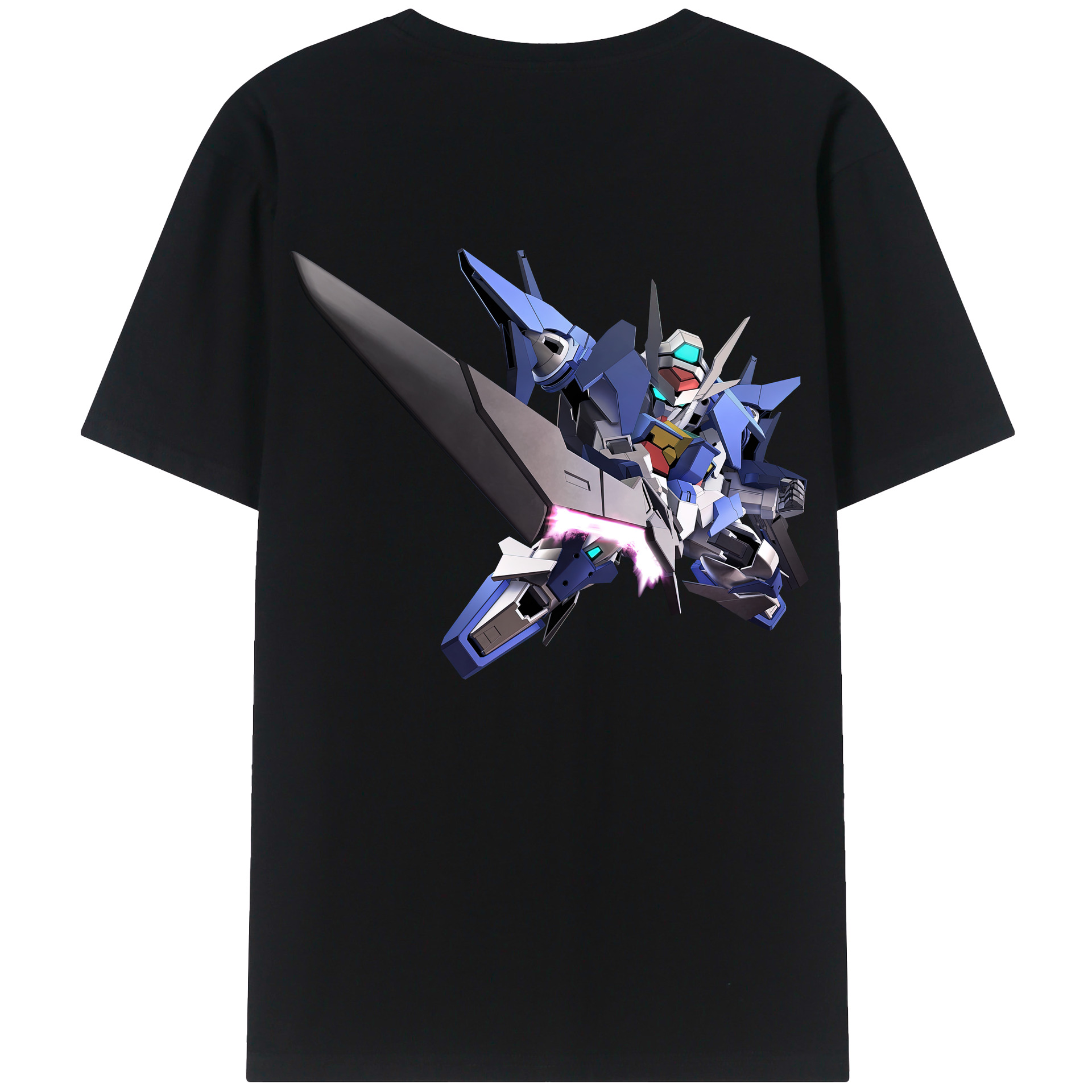 （画像用） 機動戦士ガンダム Mobile Suit Gundam レディース半袖Tシャツ(バックプリント)