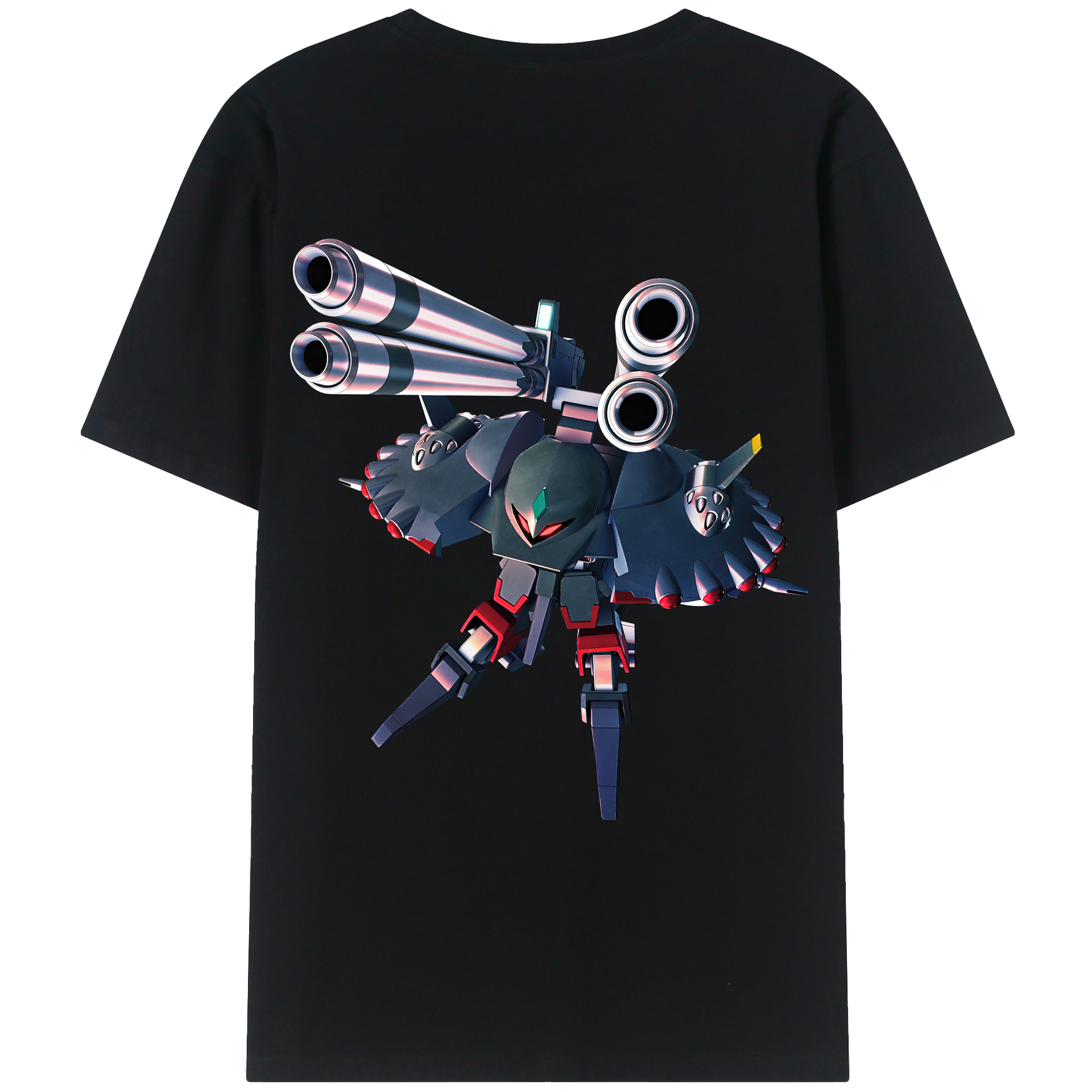 （画像用） 機動戦士ガンダム Mobile Suit Gundam レディース半袖Tシャツ(バックプリント)
