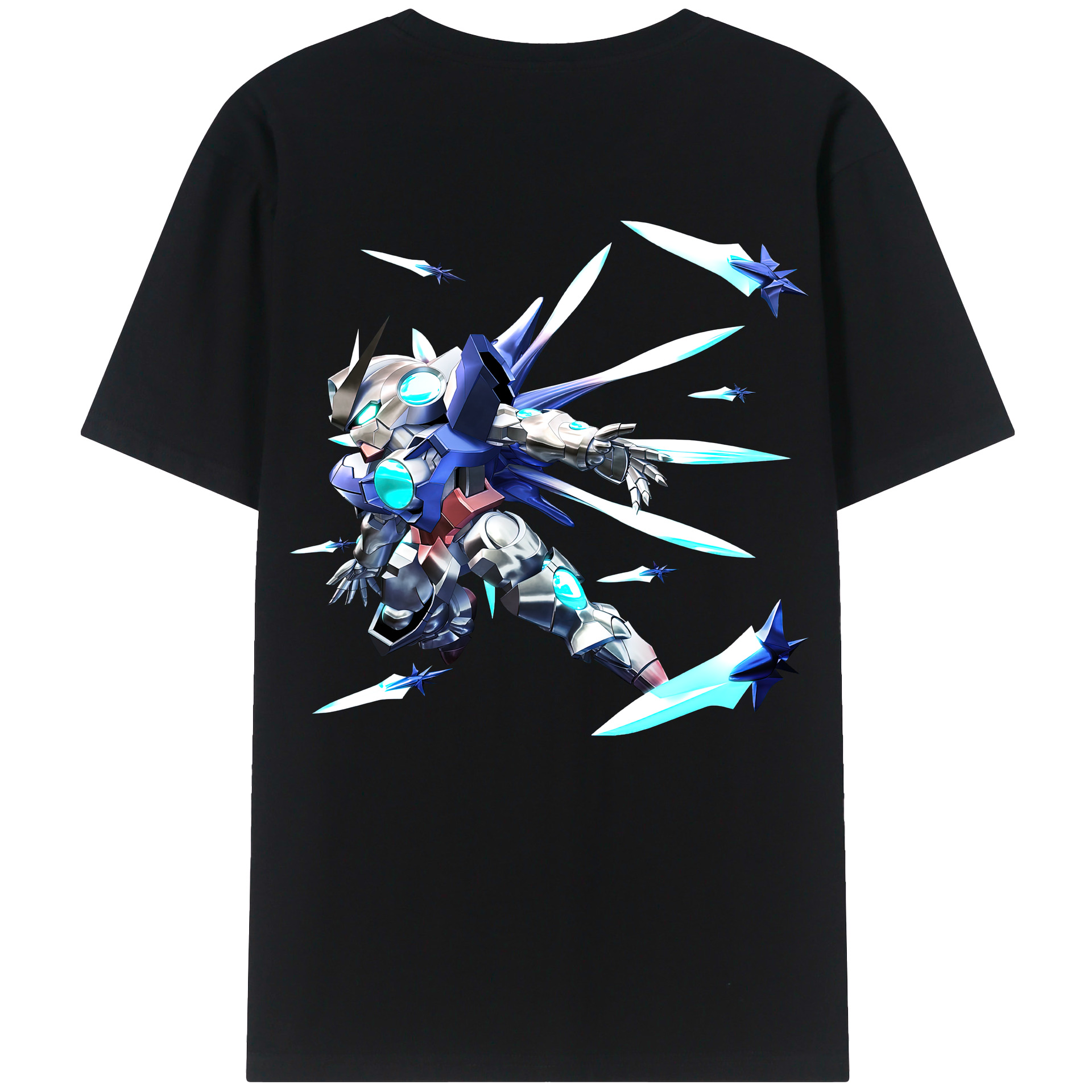 （画像用） 機動戦士ガンダム Mobile Suit Gundam レディース半袖Tシャツ(バックプリント)