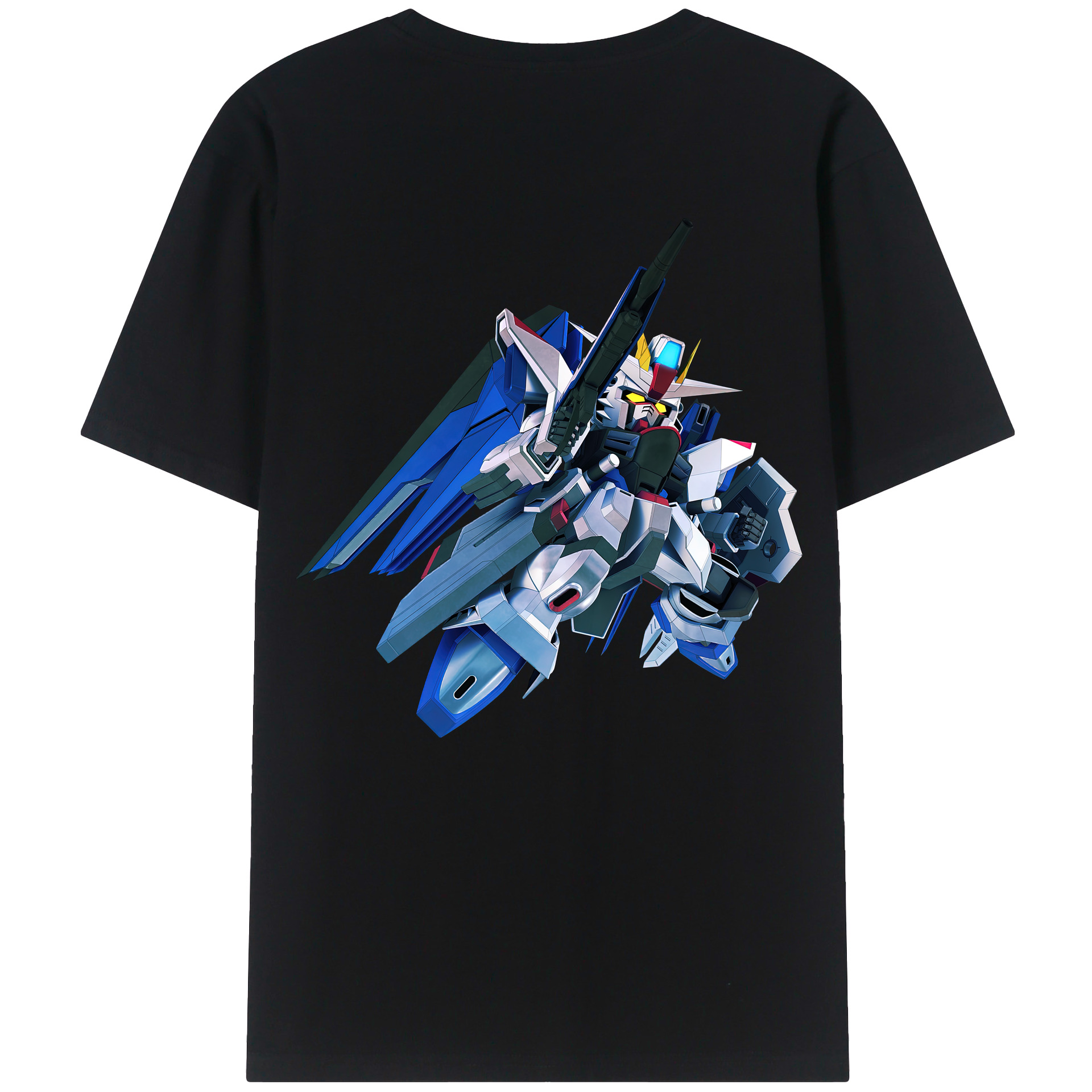 （画像用） 機動戦士ガンダム Mobile Suit Gundam レディース半袖Tシャツ(バックプリント)