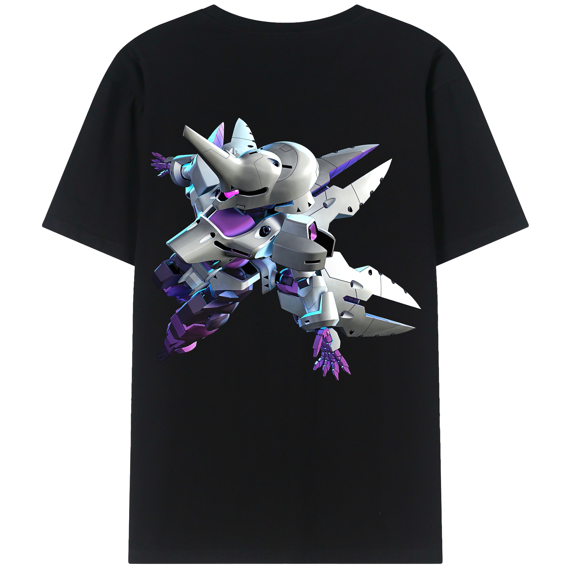 （画像用） 機動戦士ガンダム Mobile Suit Gundam レディース半袖Tシャツ(バックプリント)