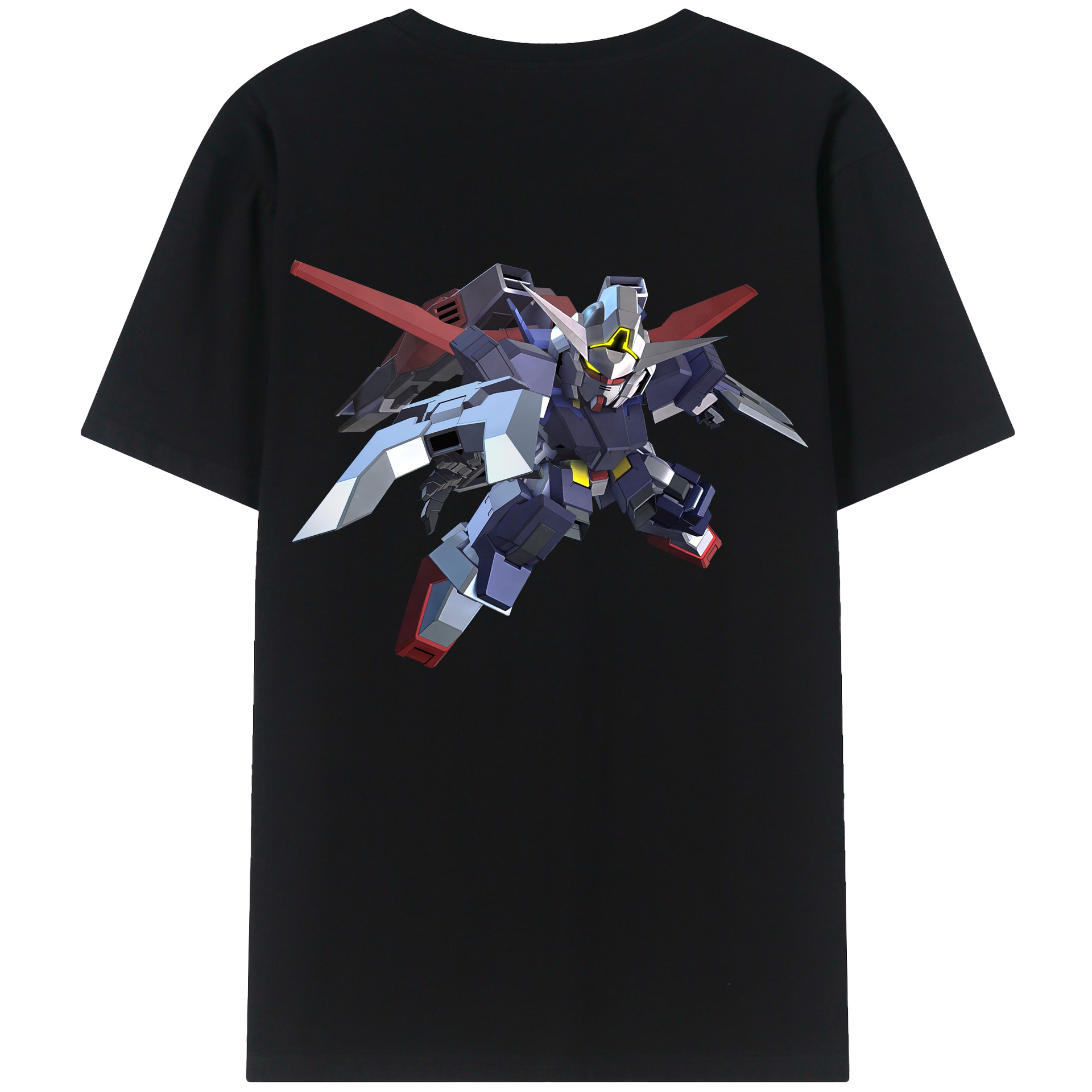 （画像用） 機動戦士ガンダム Mobile Suit Gundam レディース半袖Tシャツ(バックプリント)