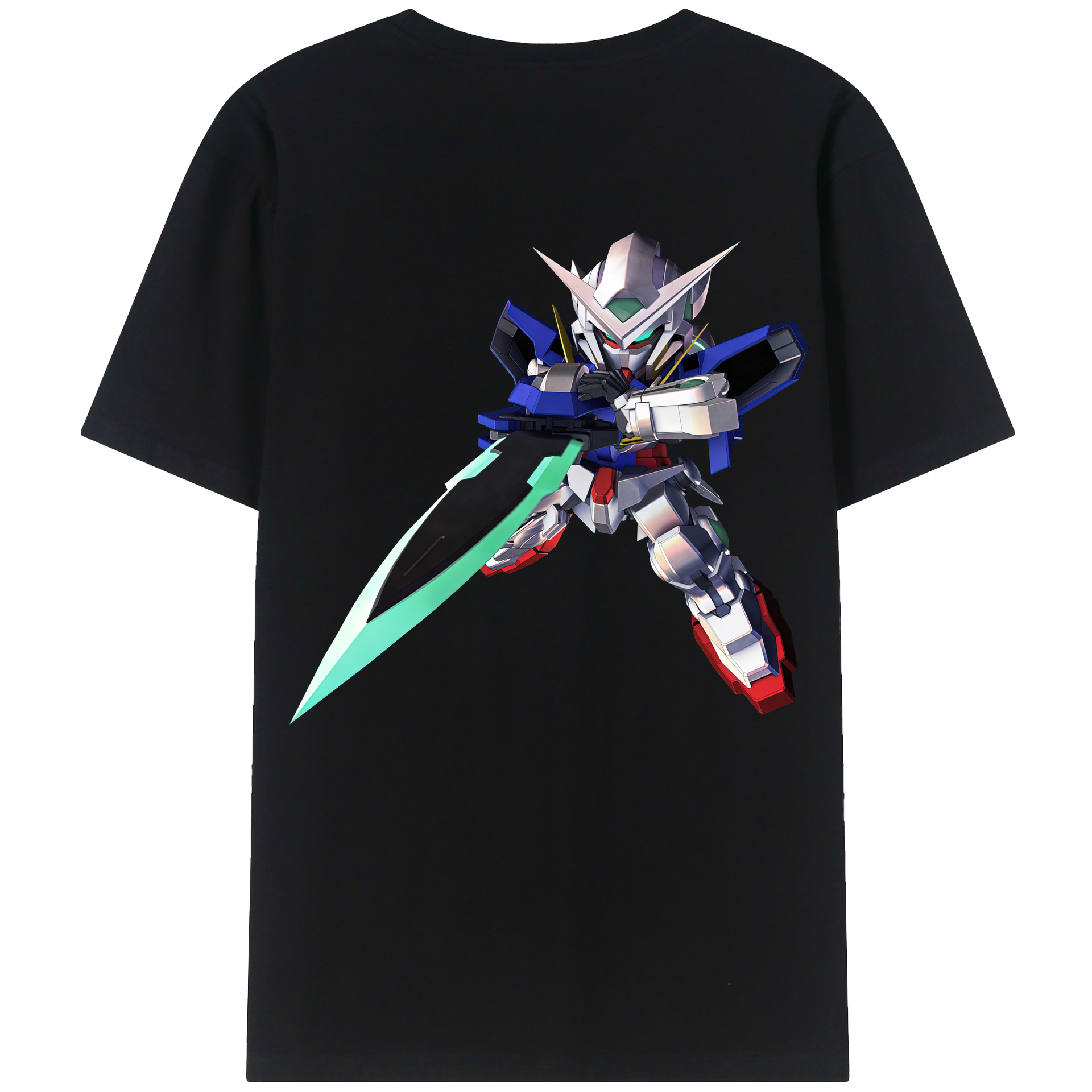 （画像用） 機動戦士ガンダム Mobile Suit Gundam レディース半袖Tシャツ(バックプリント)