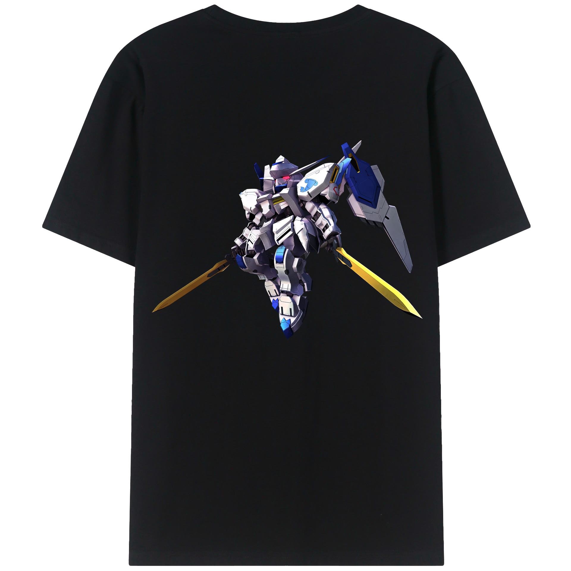 （画像用） 機動戦士ガンダム Mobile Suit Gundam レディース半袖Tシャツ(バックプリント)