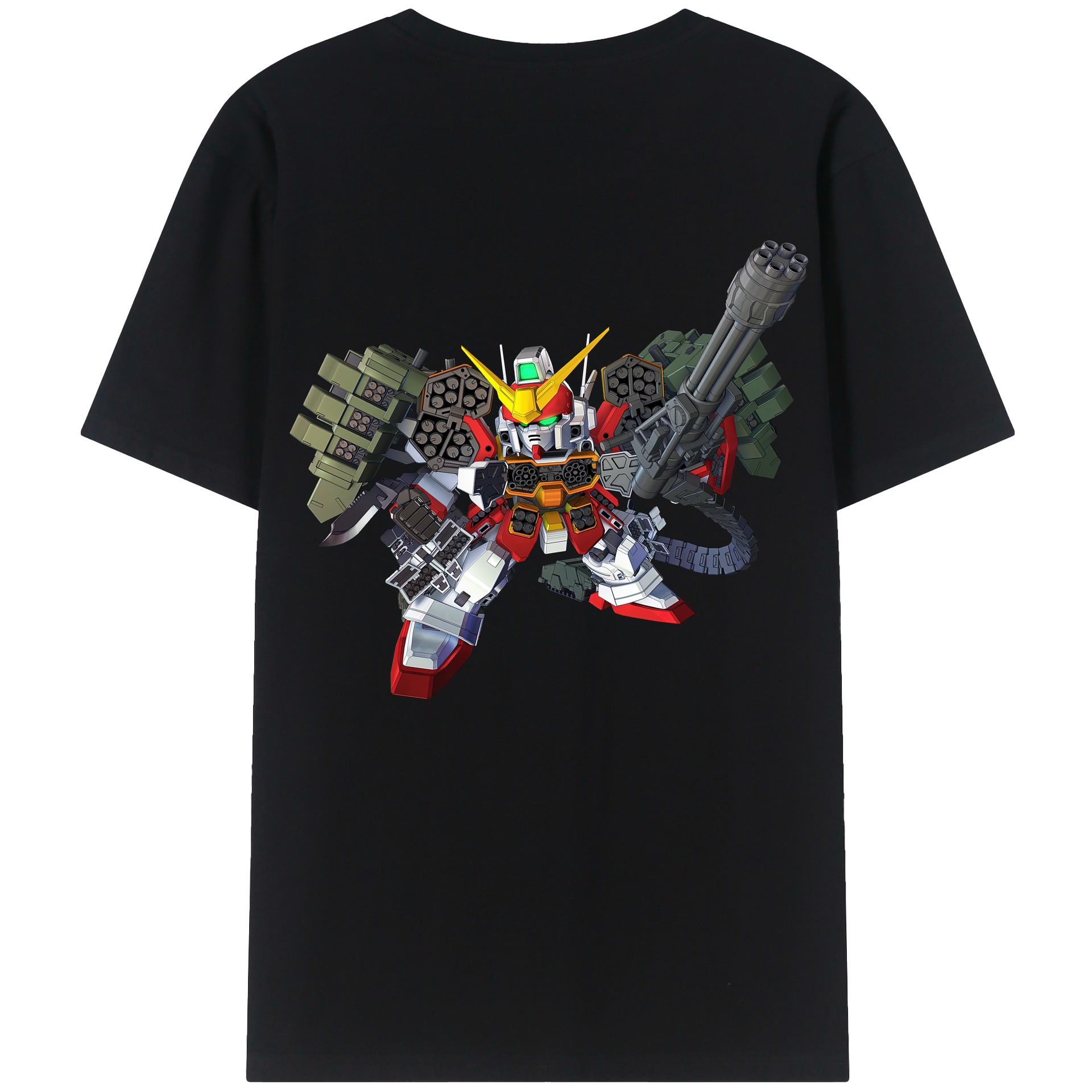 （画像用） 機動戦士ガンダム Mobile Suit Gundam レディース半袖Tシャツ(バックプリント)