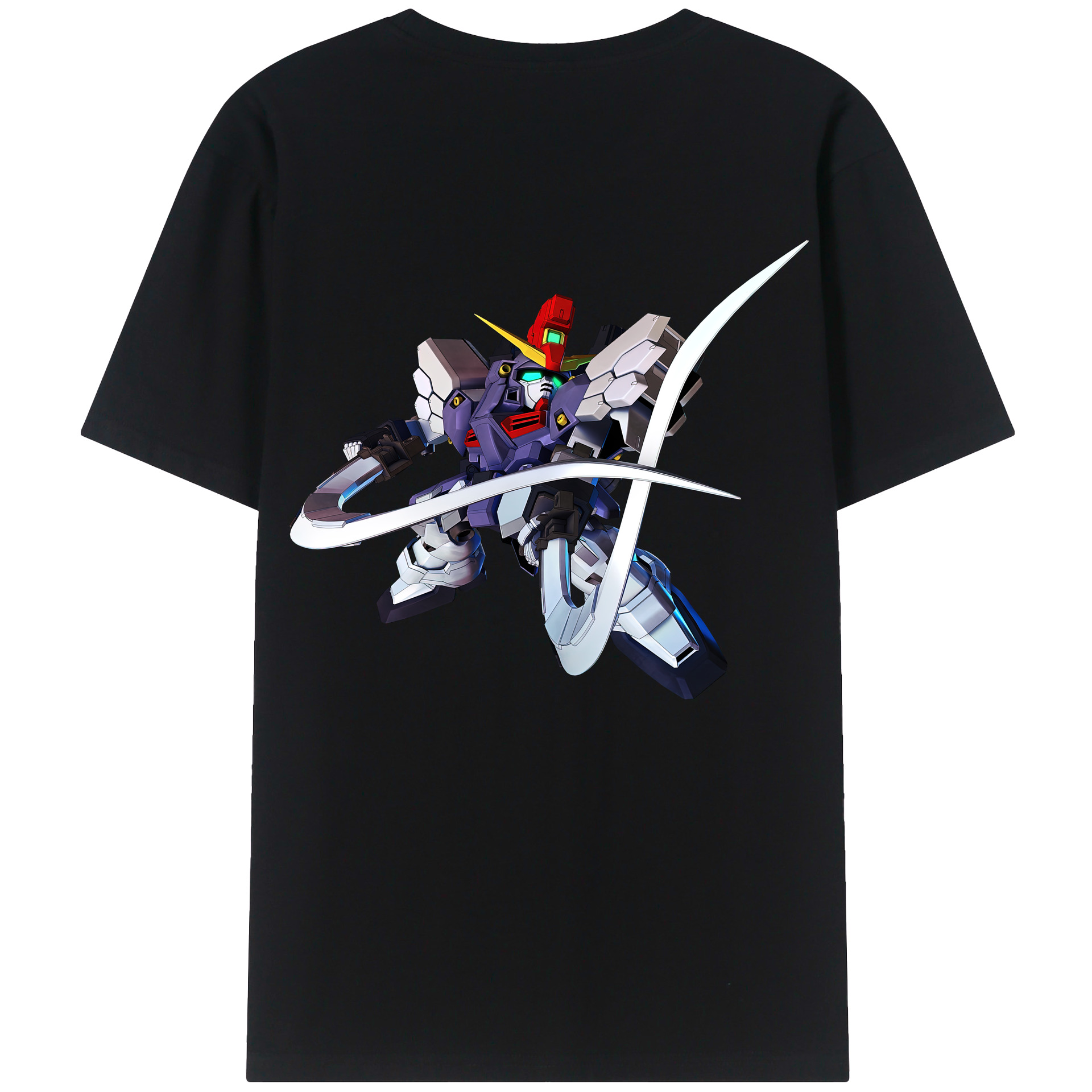 （画像用） 機動戦士ガンダム Mobile Suit Gundam レディース半袖Tシャツ(バックプリント)