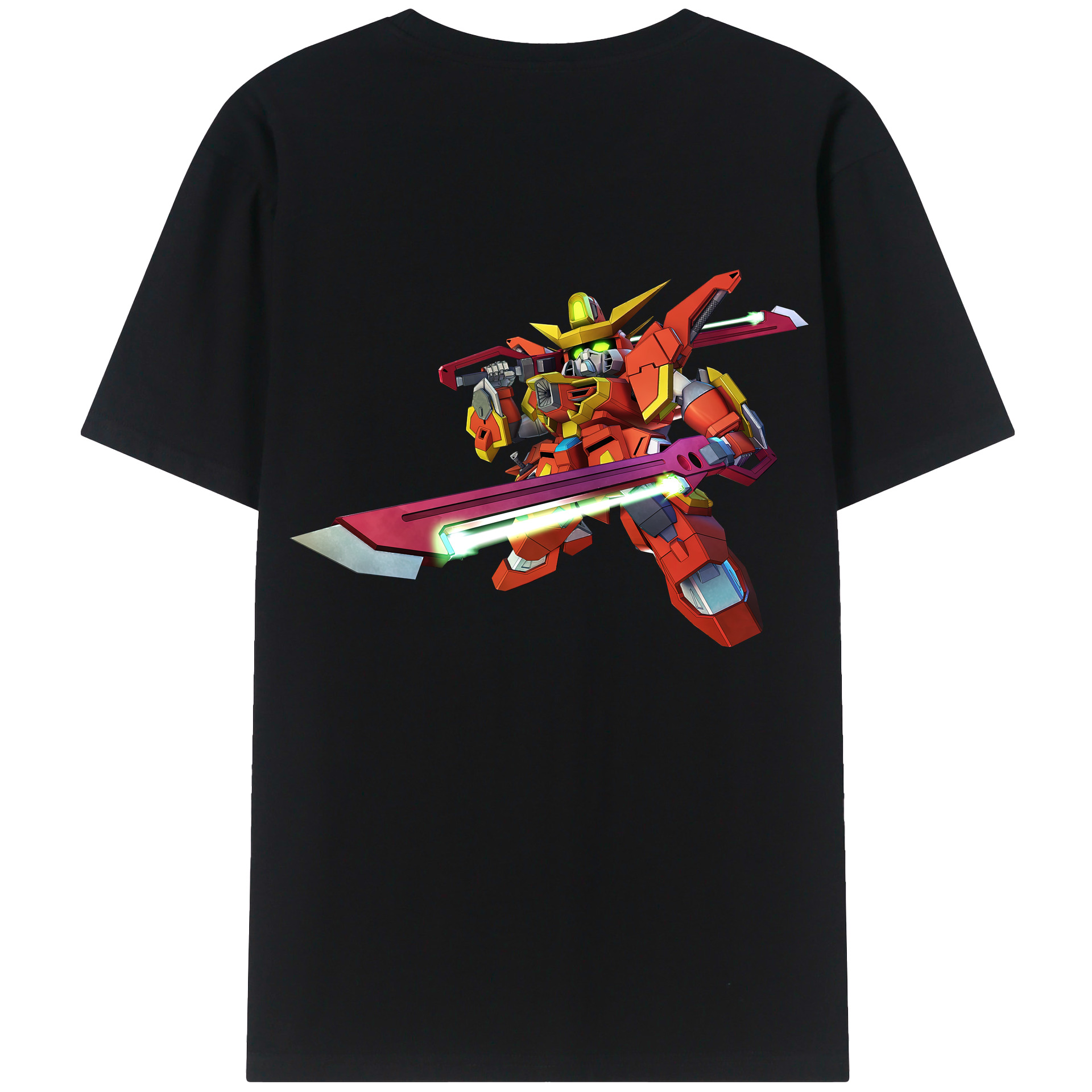 （画像用） 機動戦士ガンダム Mobile Suit Gundam レディース半袖Tシャツ(バックプリント)