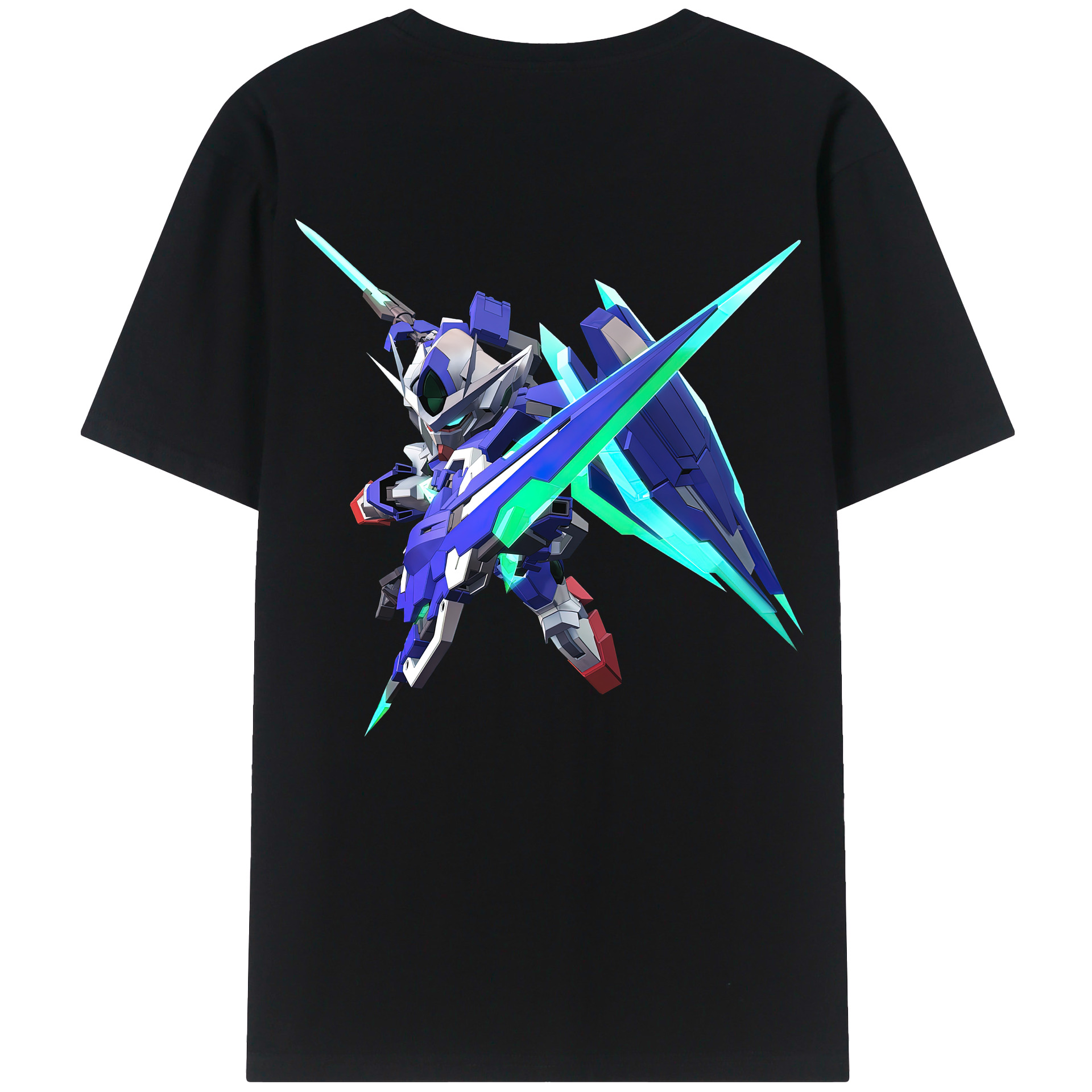 （画像用） 機動戦士ガンダム Mobile Suit Gundam レディース半袖Tシャツ(バックプリント)