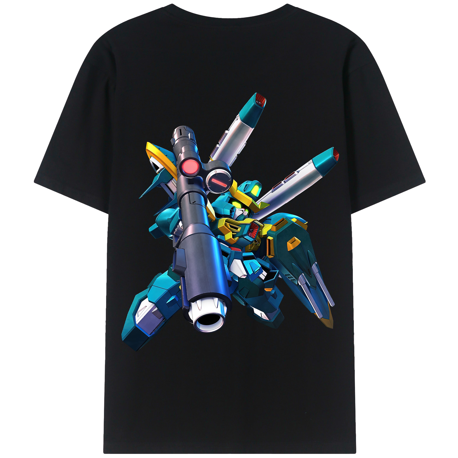 （画像用） 機動戦士ガンダム Mobile Suit Gundam レディース半袖Tシャツ(バックプリント)