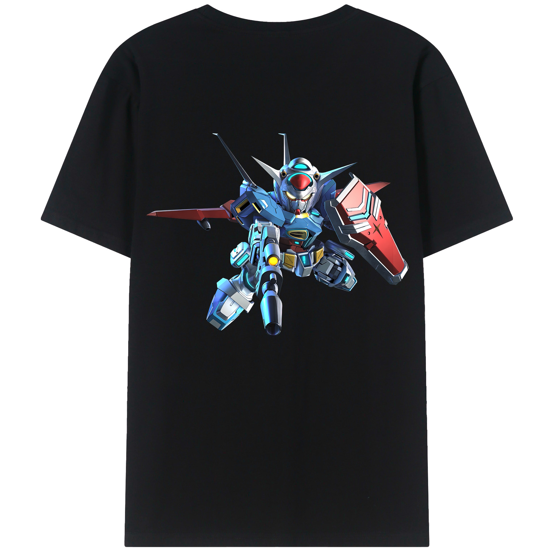 （画像用） 機動戦士ガンダム Mobile Suit Gundam レディース半袖Tシャツ(バックプリント)