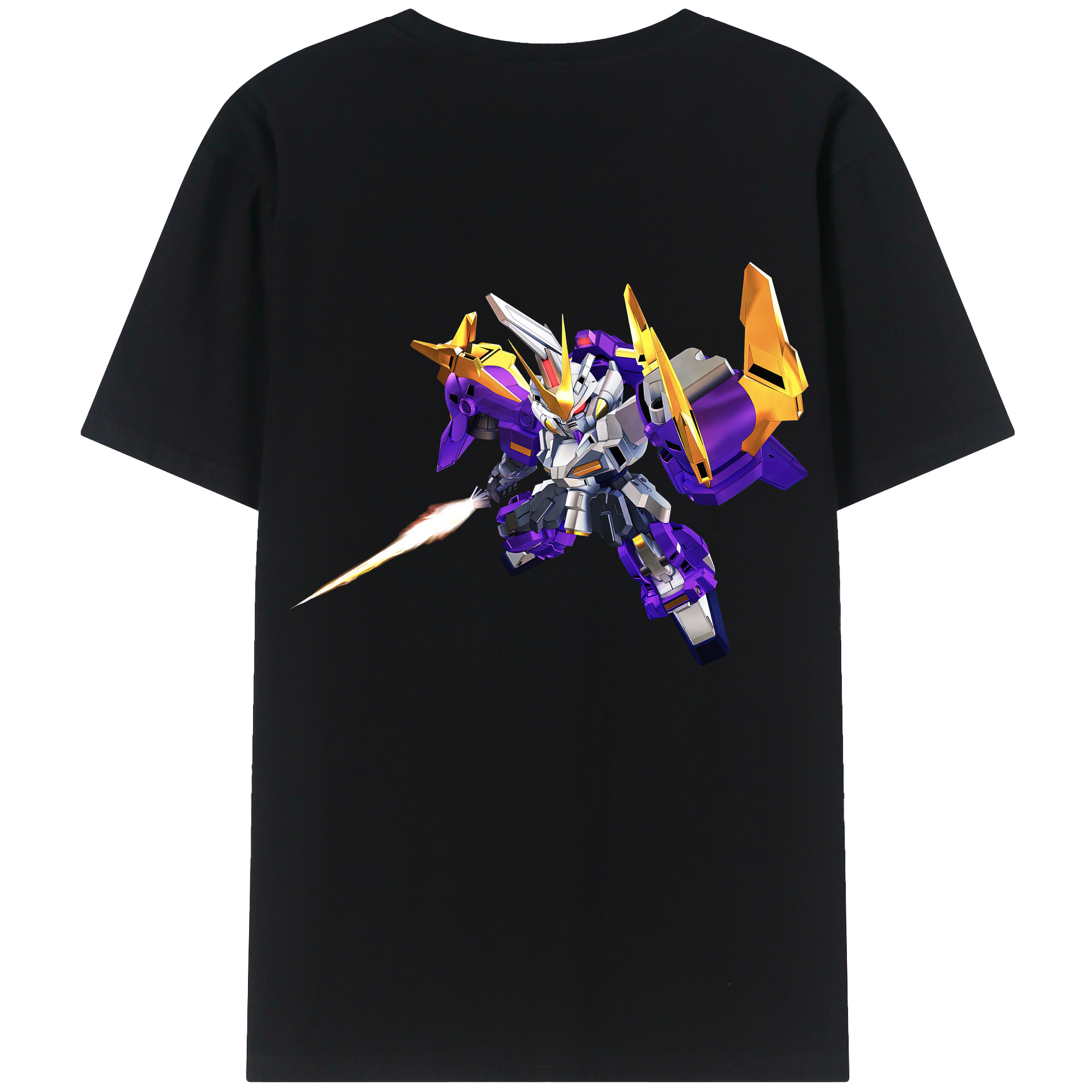 （画像用） 機動戦士ガンダム Mobile Suit Gundam レディース半袖Tシャツ(バックプリント)