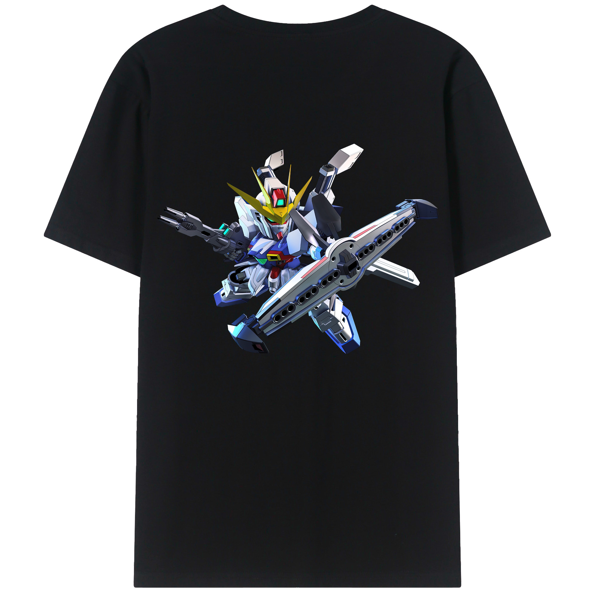 （画像用） 機動戦士ガンダム Mobile Suit Gundam レディース半袖Tシャツ(バックプリント)