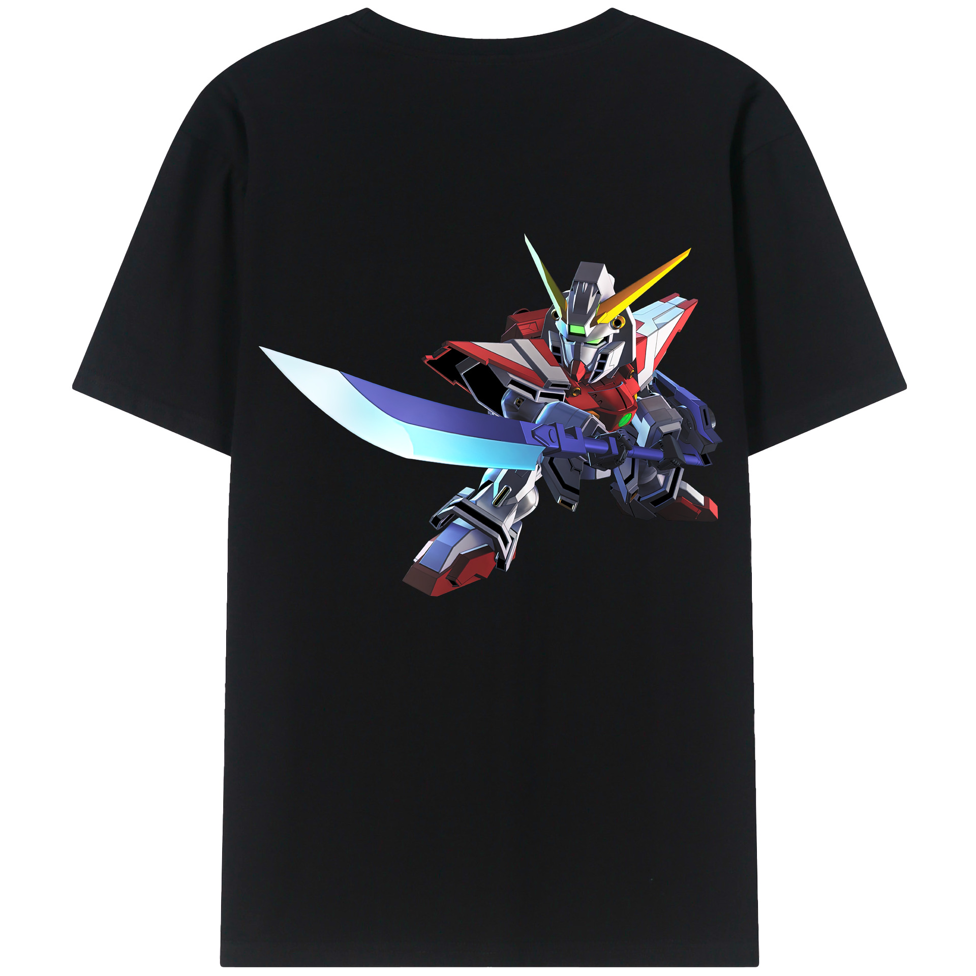 （画像用） 機動戦士ガンダム Mobile Suit Gundam レディース半袖Tシャツ(バックプリント)