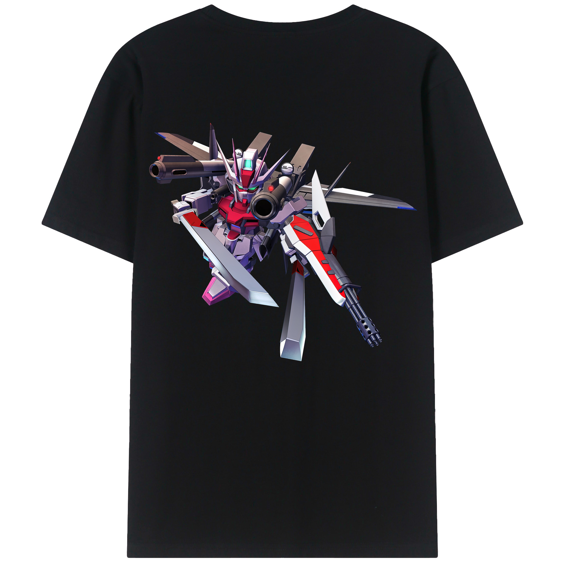 （画像用） 機動戦士ガンダム Mobile Suit Gundam レディース半袖Tシャツ(バックプリント)