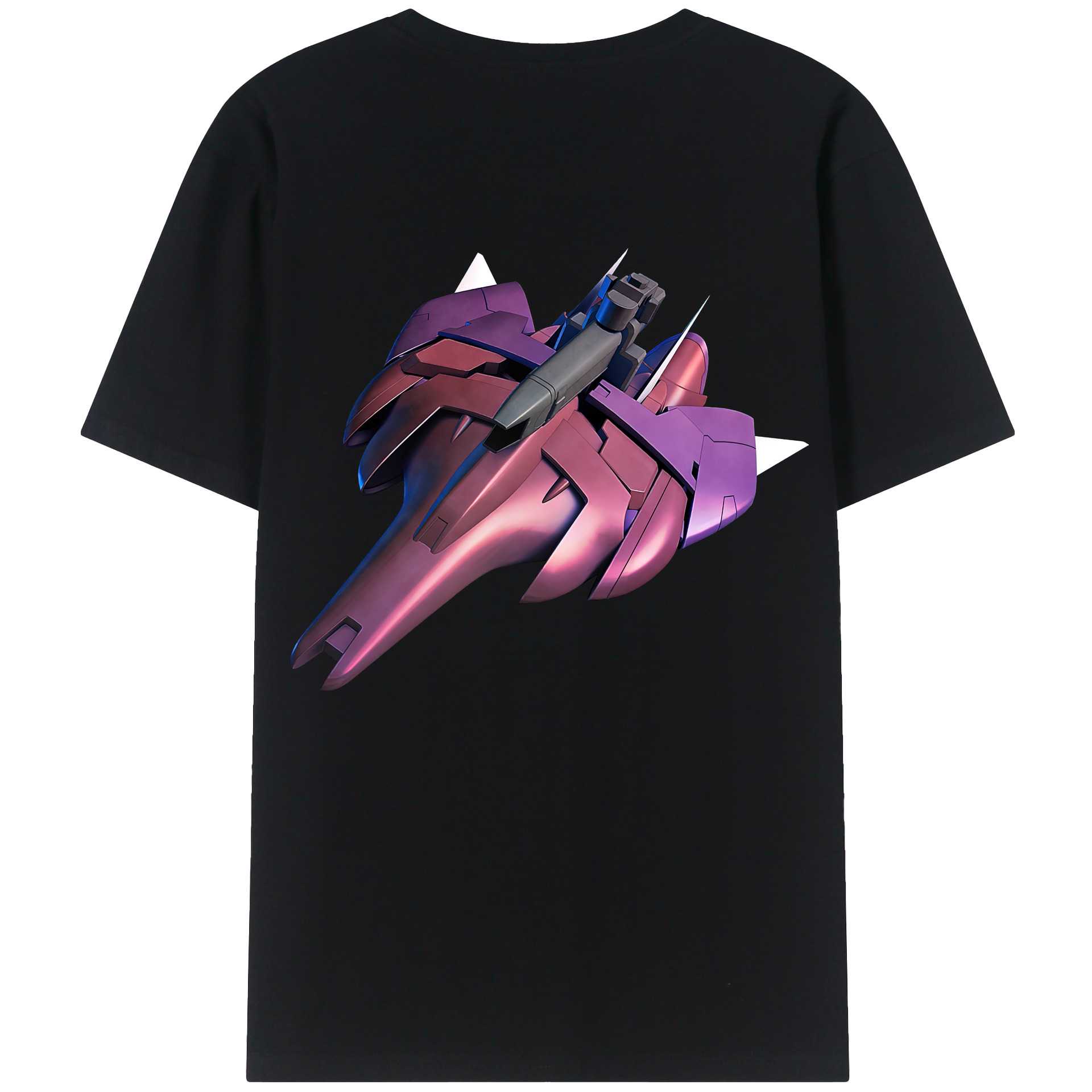 （画像用） 機動戦士ガンダム Mobile Suit Gundam レディース半袖Tシャツ(バックプリント)