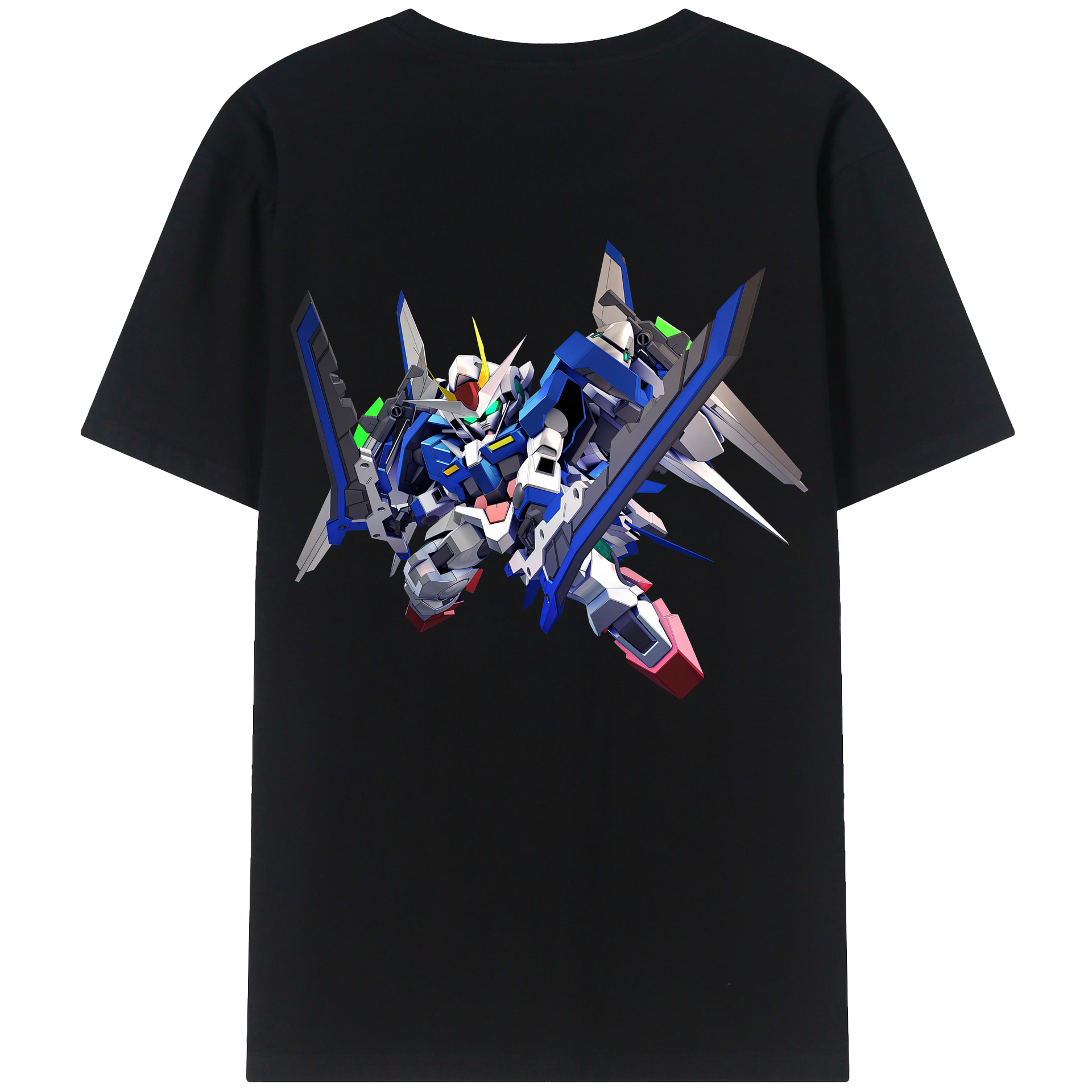 （画像用） 機動戦士ガンダム Mobile Suit Gundam レディース半袖Tシャツ(バックプリント)