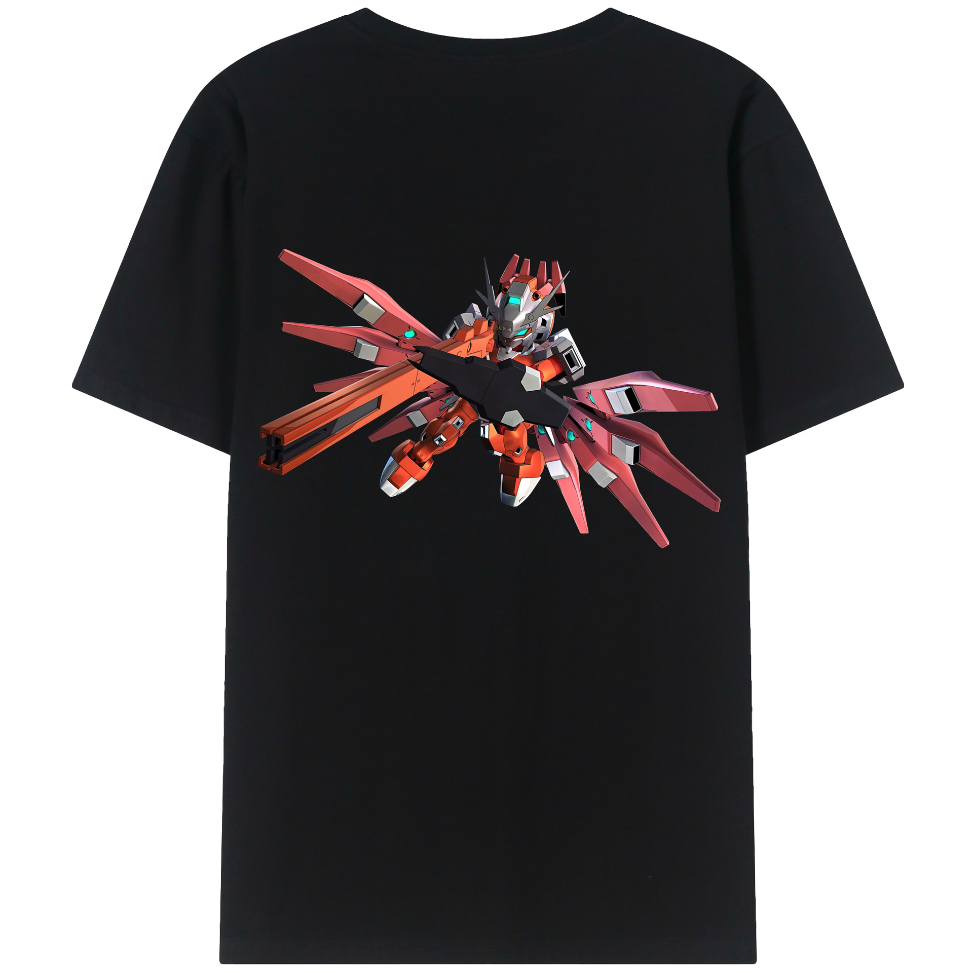 （画像用） 機動戦士ガンダム Mobile Suit Gundam レディース半袖Tシャツ(バックプリント)