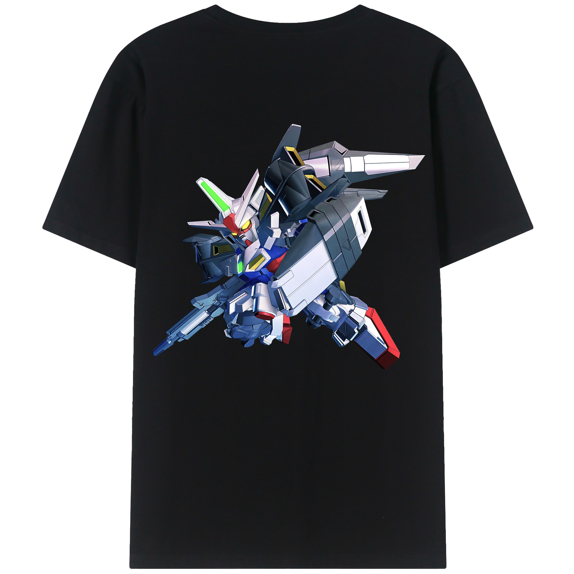 （画像用） 機動戦士ガンダム Mobile Suit Gundam レディース半袖Tシャツ(バックプリント)