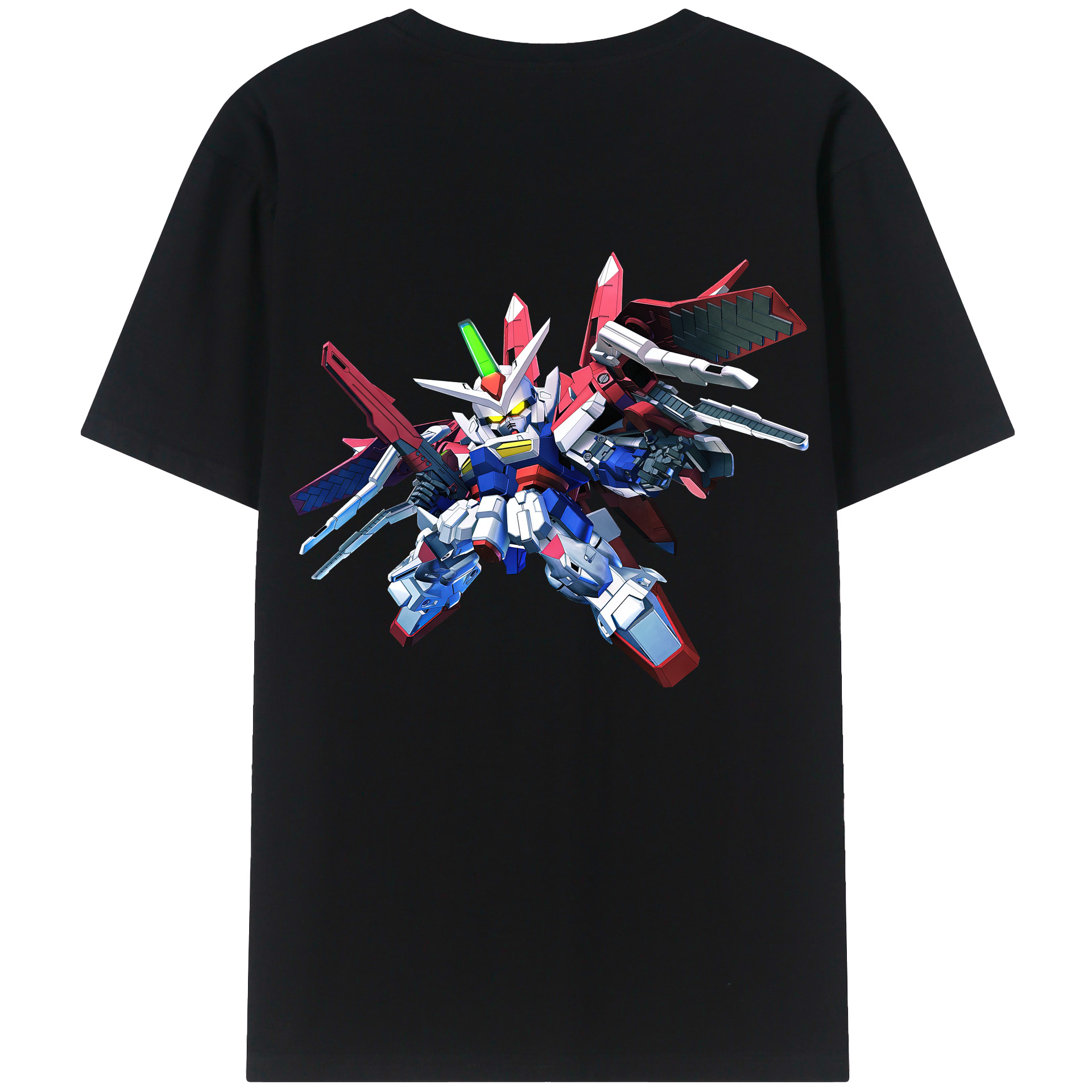 （画像用） 機動戦士ガンダム Mobile Suit Gundam レディース半袖Tシャツ(バックプリント)