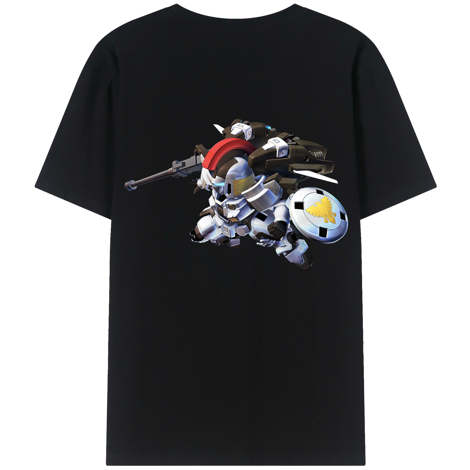 （画像用） 機動戦士ガンダム Mobile Suit Gundam レディース半袖Tシャツ(バックプリント)