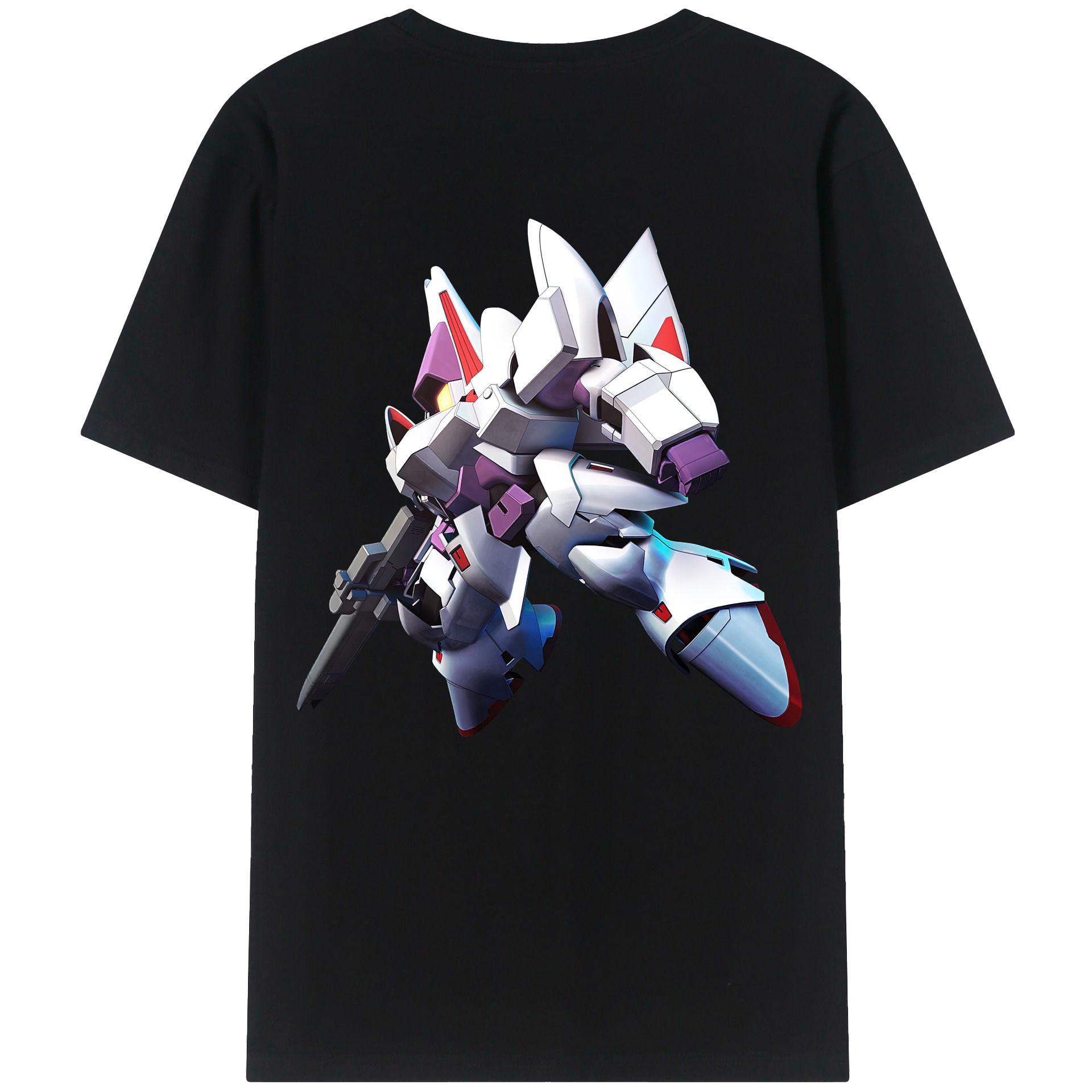 （画像用） 機動戦士ガンダム Mobile Suit Gundam レディース半袖Tシャツ(バックプリント)