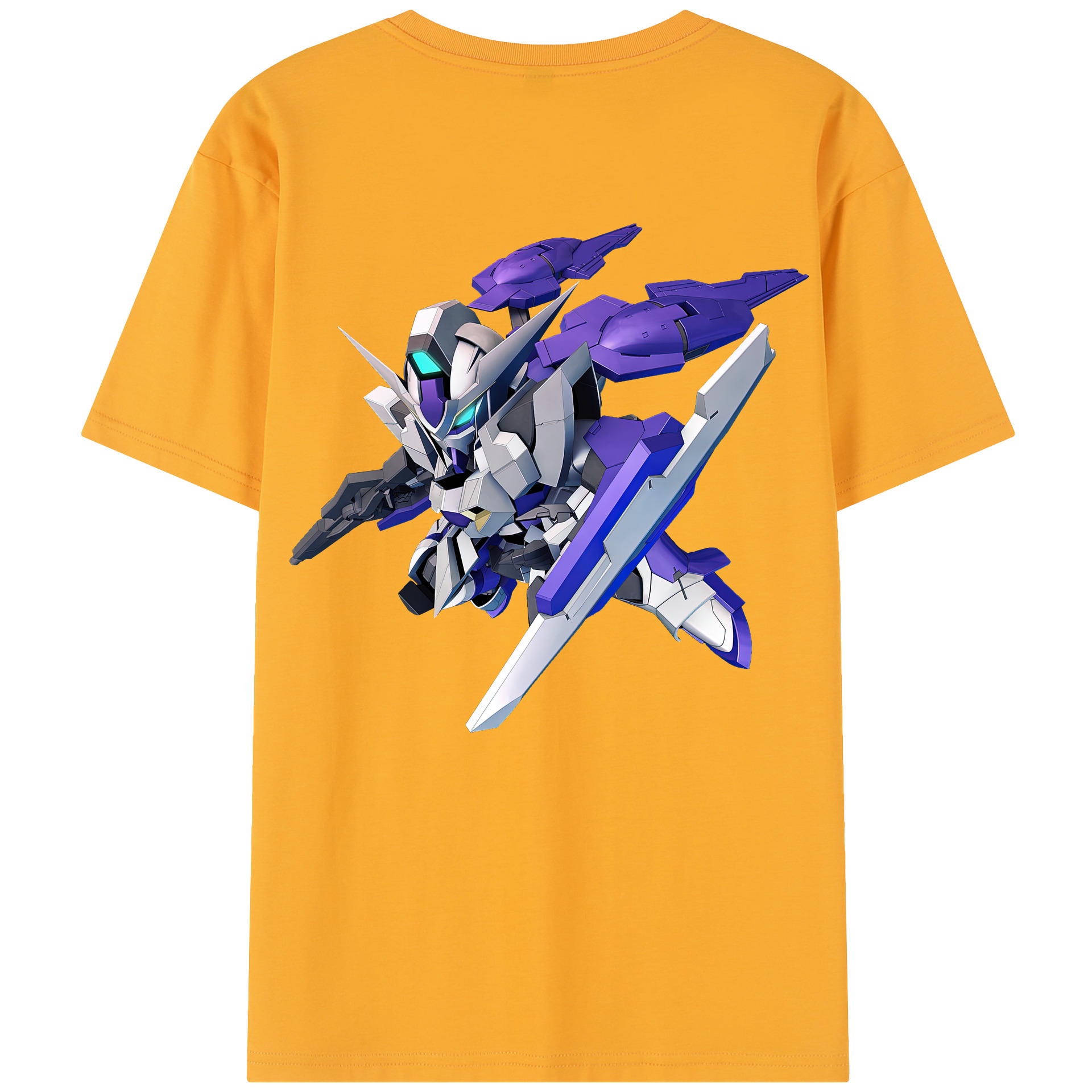 （画像用） 機動戦士ガンダム Mobile Suit Gundam レディース半袖Tシャツ(バックプリント)