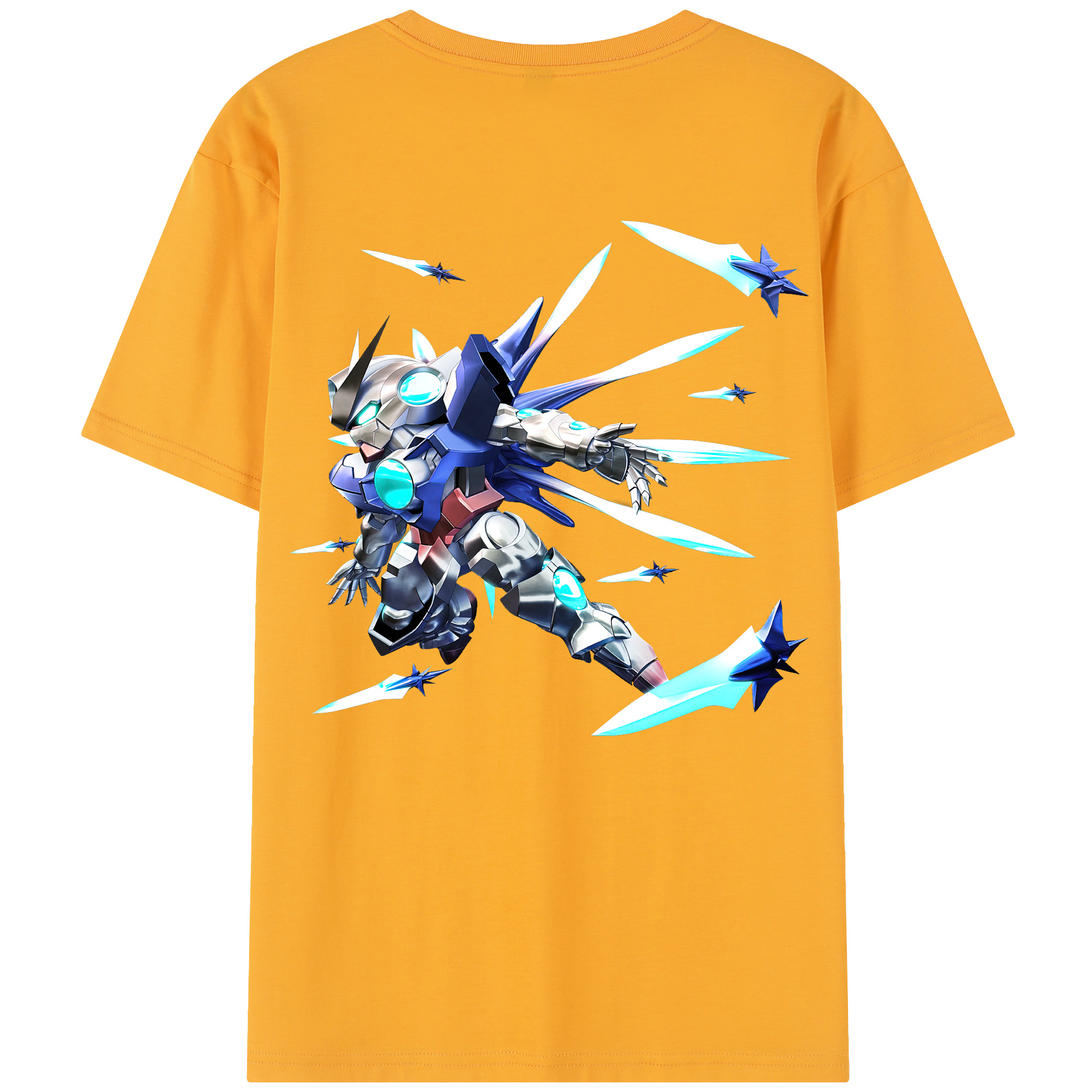 （画像用） 機動戦士ガンダム Mobile Suit Gundam レディース半袖Tシャツ(バックプリント)