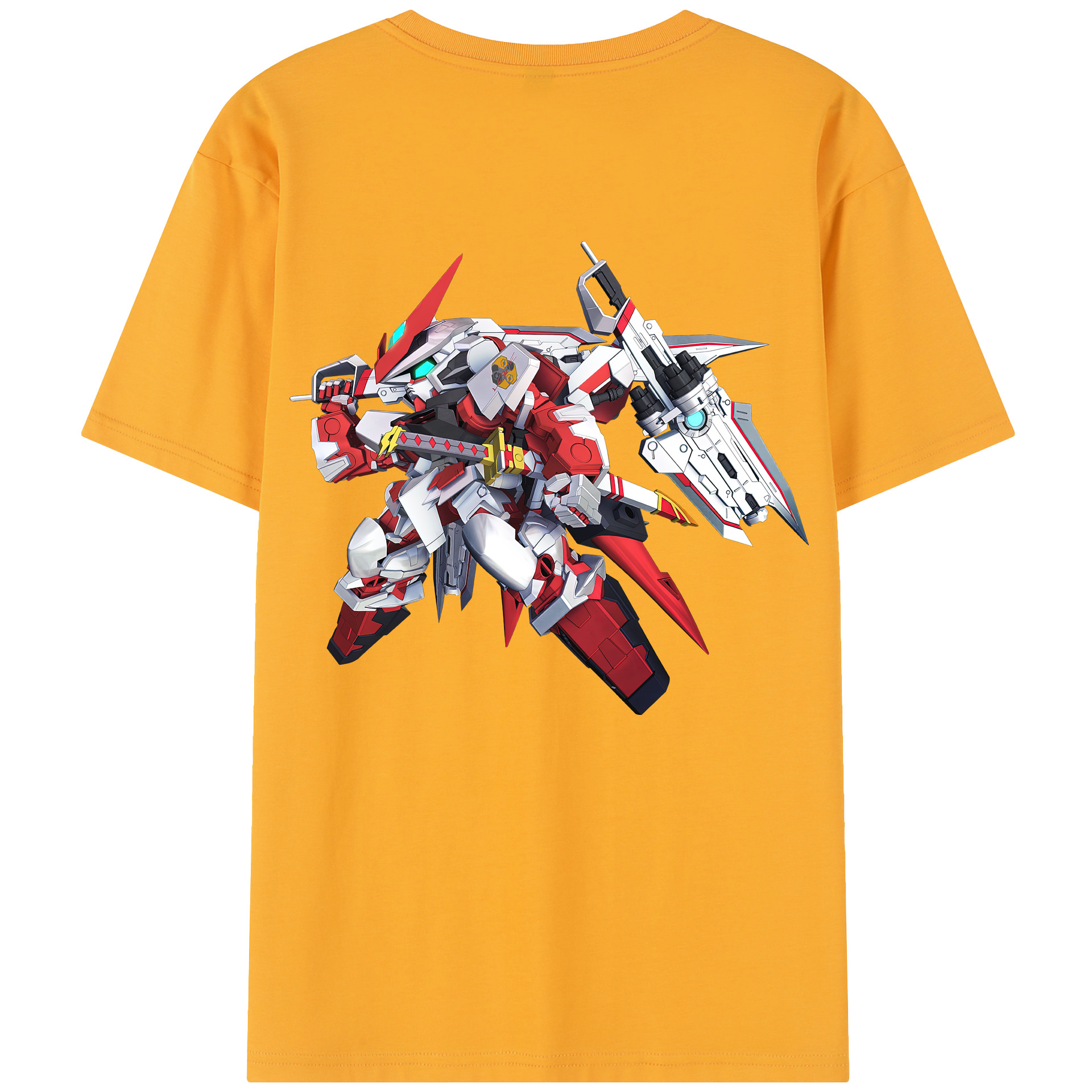 （画像用） 機動戦士ガンダム Mobile Suit Gundam レディース半袖Tシャツ(バックプリント)