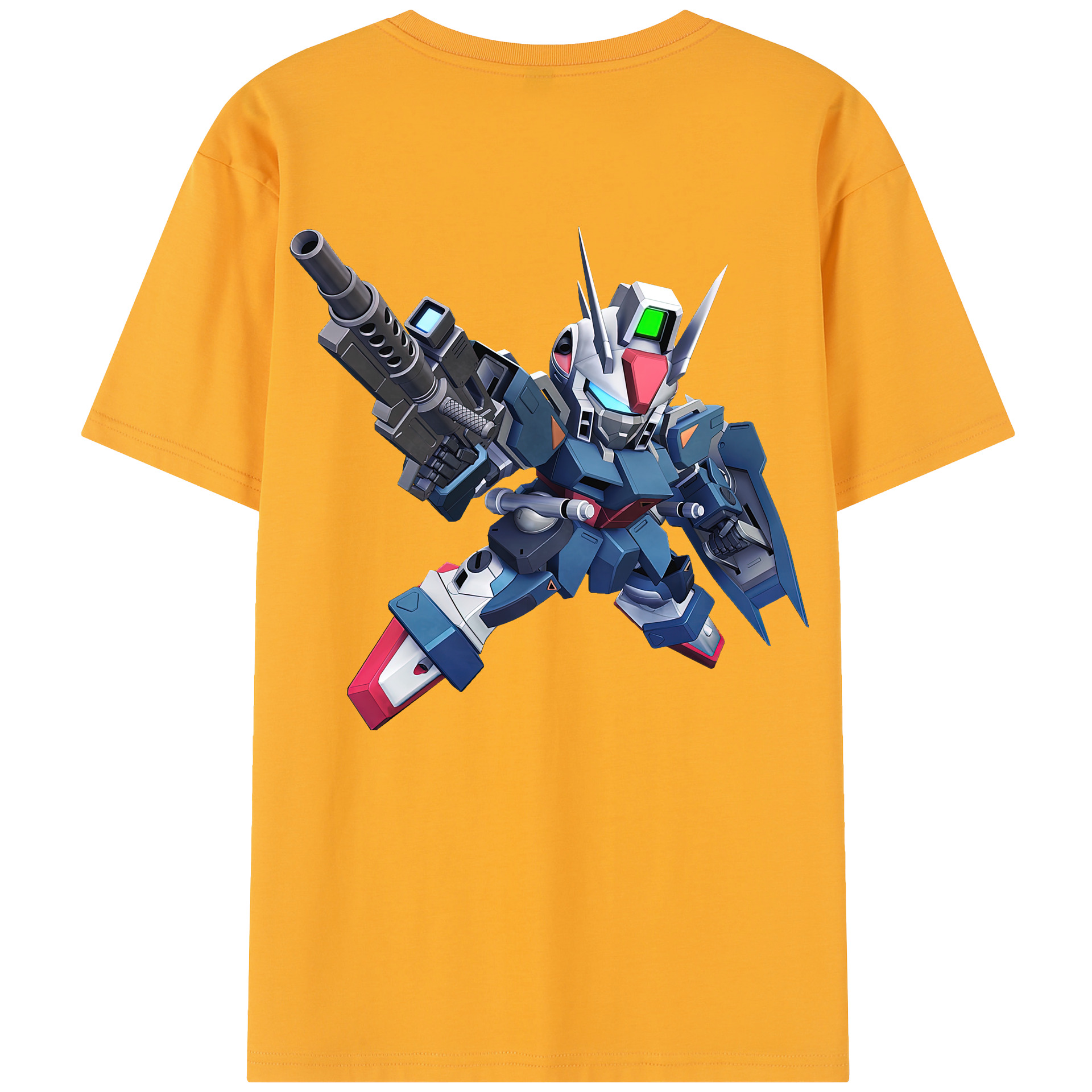 （画像用） 機動戦士ガンダム Mobile Suit Gundam レディース半袖Tシャツ(バックプリント)