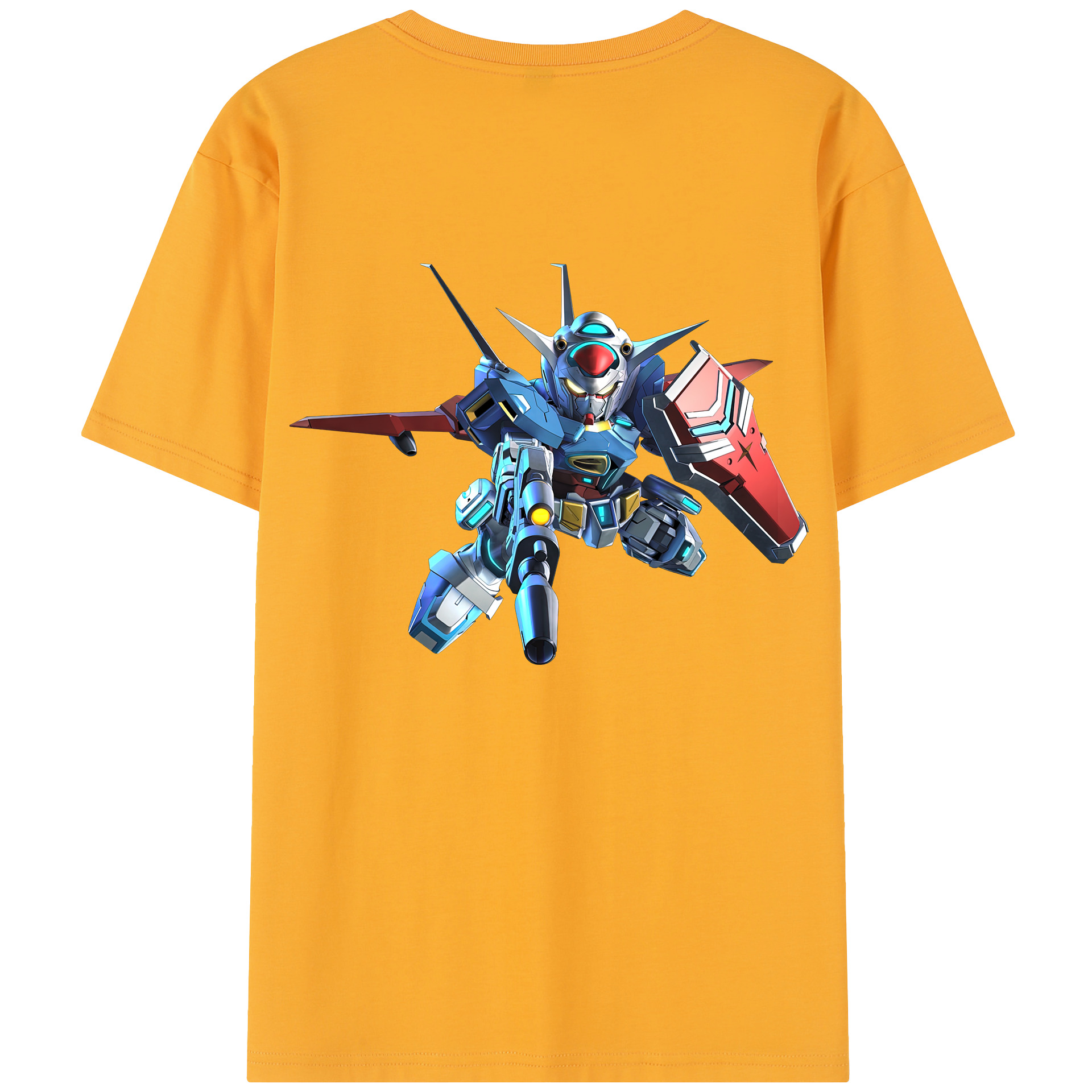 （画像用） 機動戦士ガンダム Mobile Suit Gundam レディース半袖Tシャツ(バックプリント)