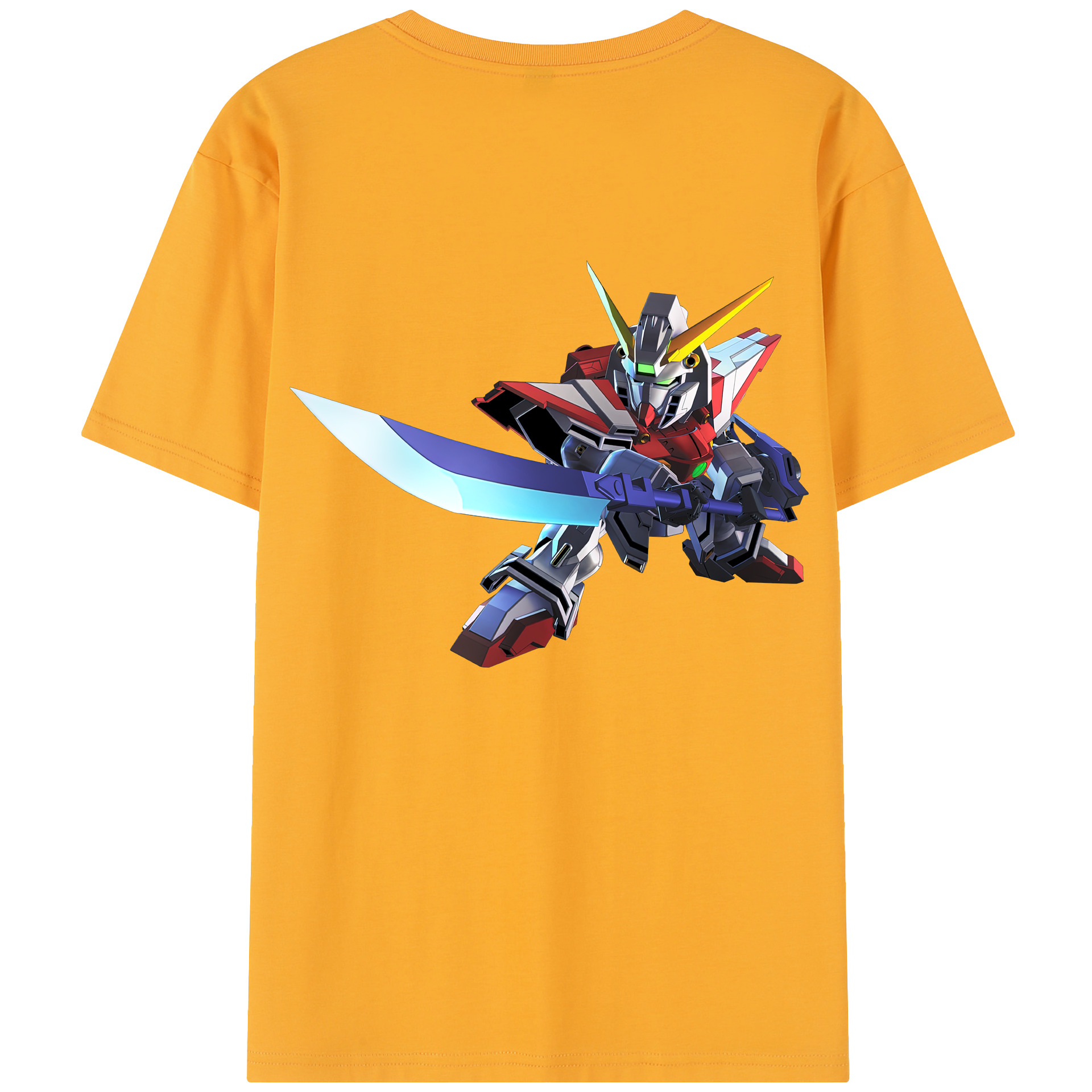 （画像用） 機動戦士ガンダム Mobile Suit Gundam レディース半袖Tシャツ(バックプリント)