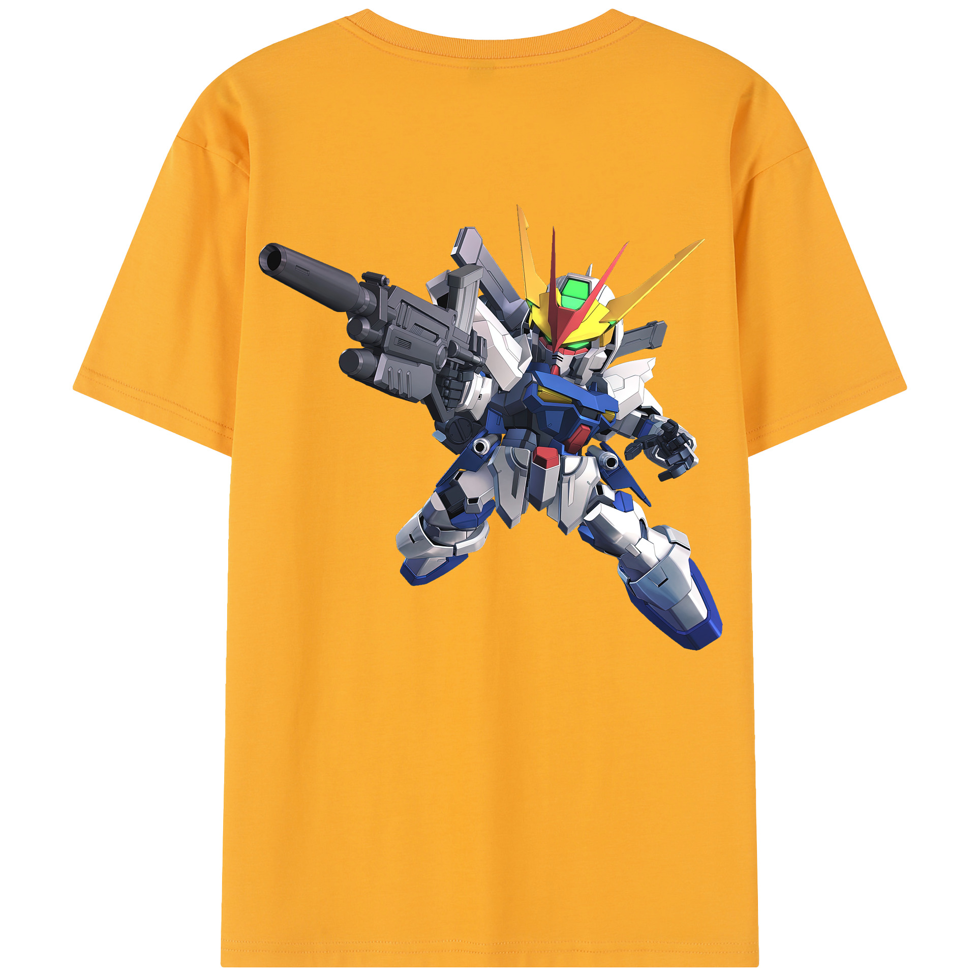 （画像用） 機動戦士ガンダム Mobile Suit Gundam レディース半袖Tシャツ(バックプリント)