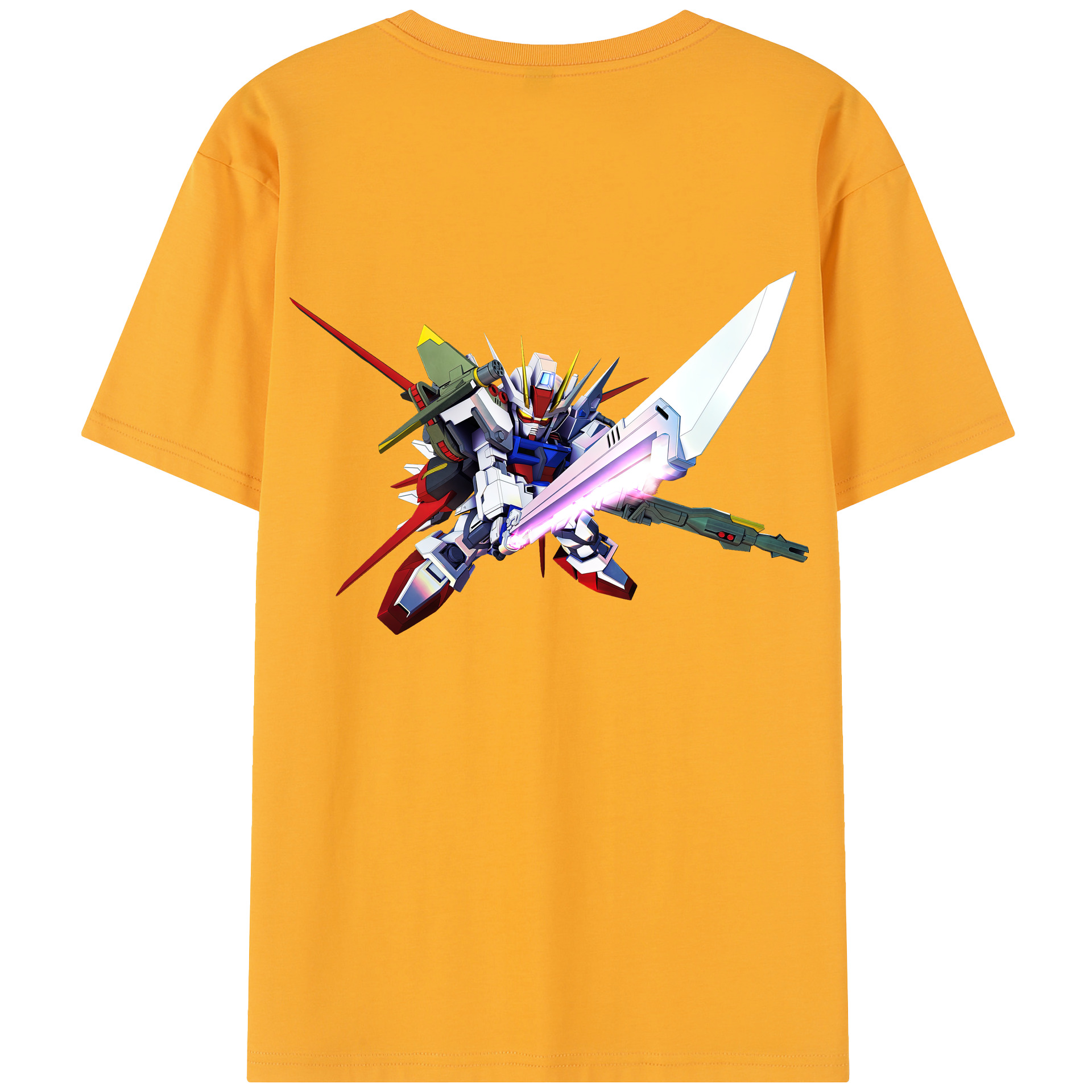 （画像用） 機動戦士ガンダム Mobile Suit Gundam レディース半袖Tシャツ(バックプリント)