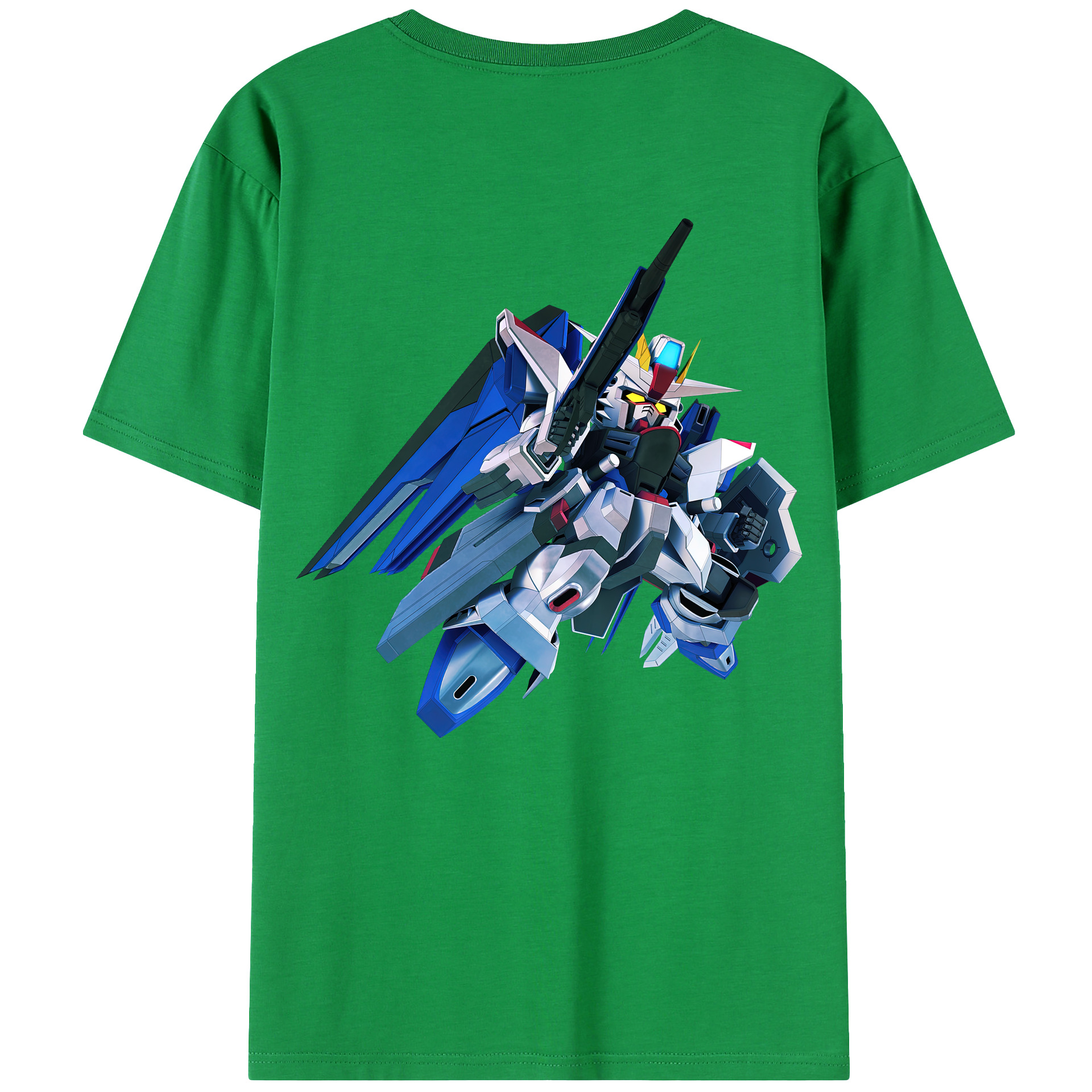 （画像用） 機動戦士ガンダム Mobile Suit Gundam レディース半袖Tシャツ(バックプリント)
