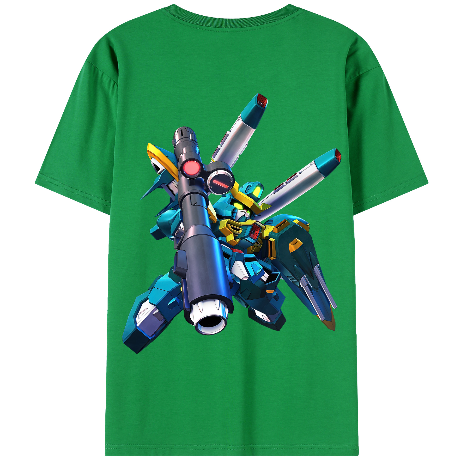 （画像用） 機動戦士ガンダム Mobile Suit Gundam レディース半袖Tシャツ(バックプリント)
