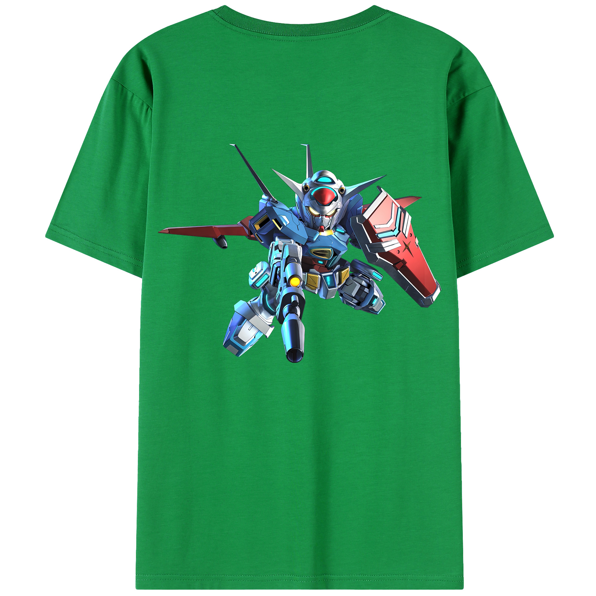 （画像用） 機動戦士ガンダム Mobile Suit Gundam レディース半袖Tシャツ(バックプリント)