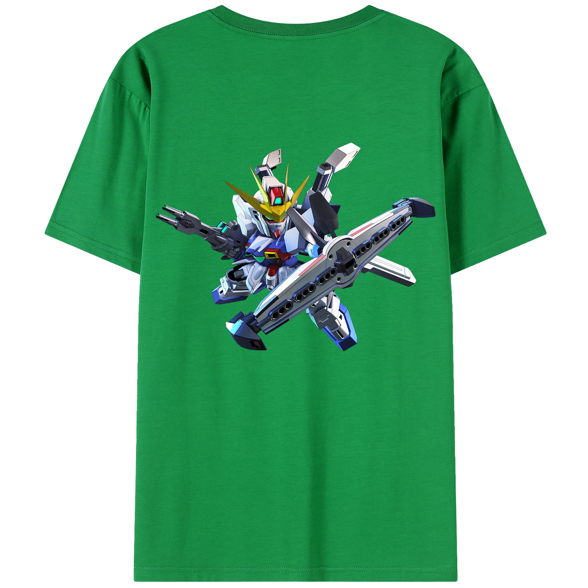 （画像用） 機動戦士ガンダム Mobile Suit Gundam レディース半袖Tシャツ(バックプリント)