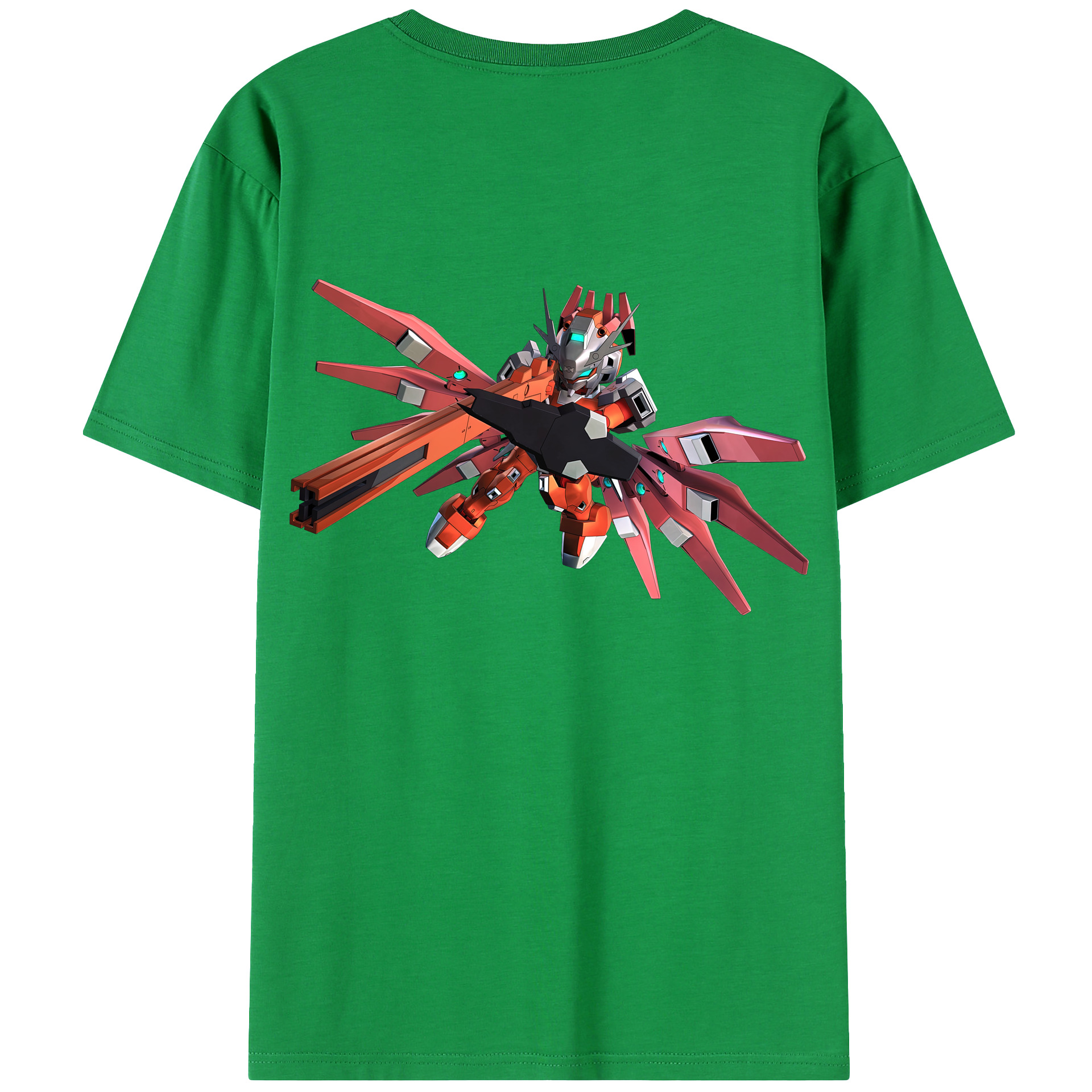 （画像用） 機動戦士ガンダム Mobile Suit Gundam レディース半袖Tシャツ(バックプリント)