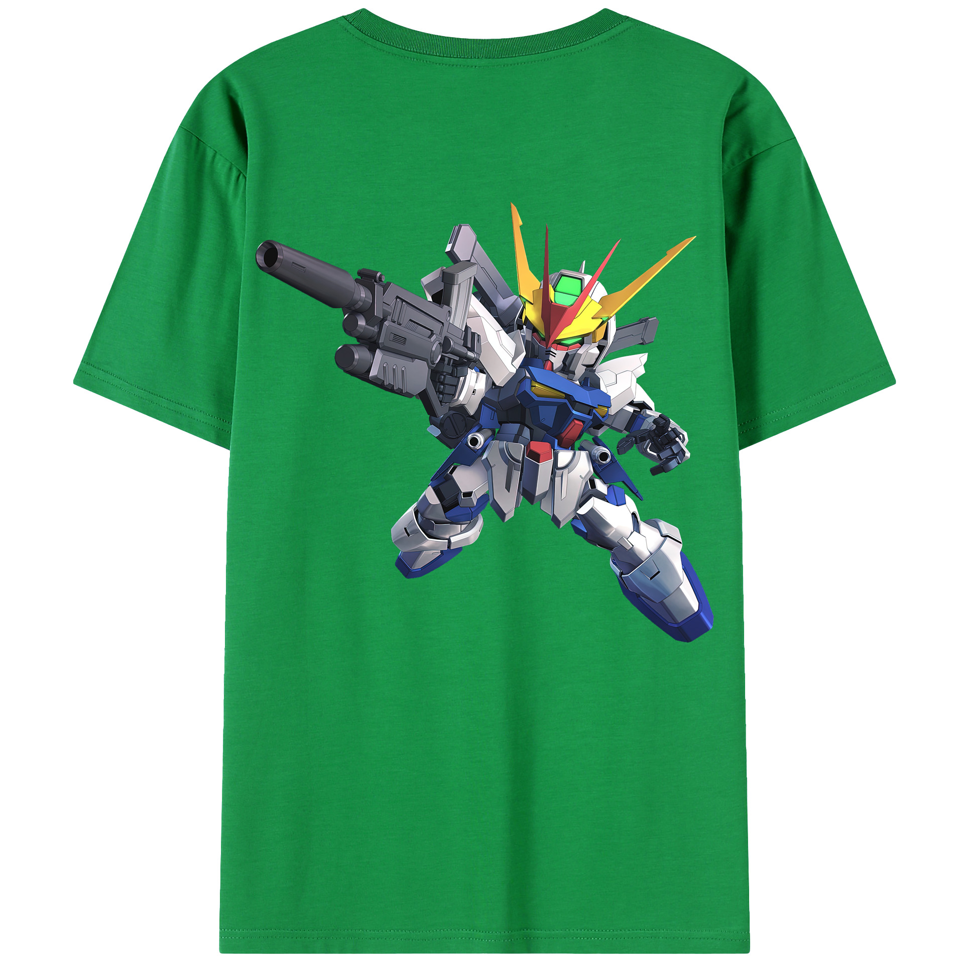 （画像用） 機動戦士ガンダム Mobile Suit Gundam レディース半袖Tシャツ(バックプリント)