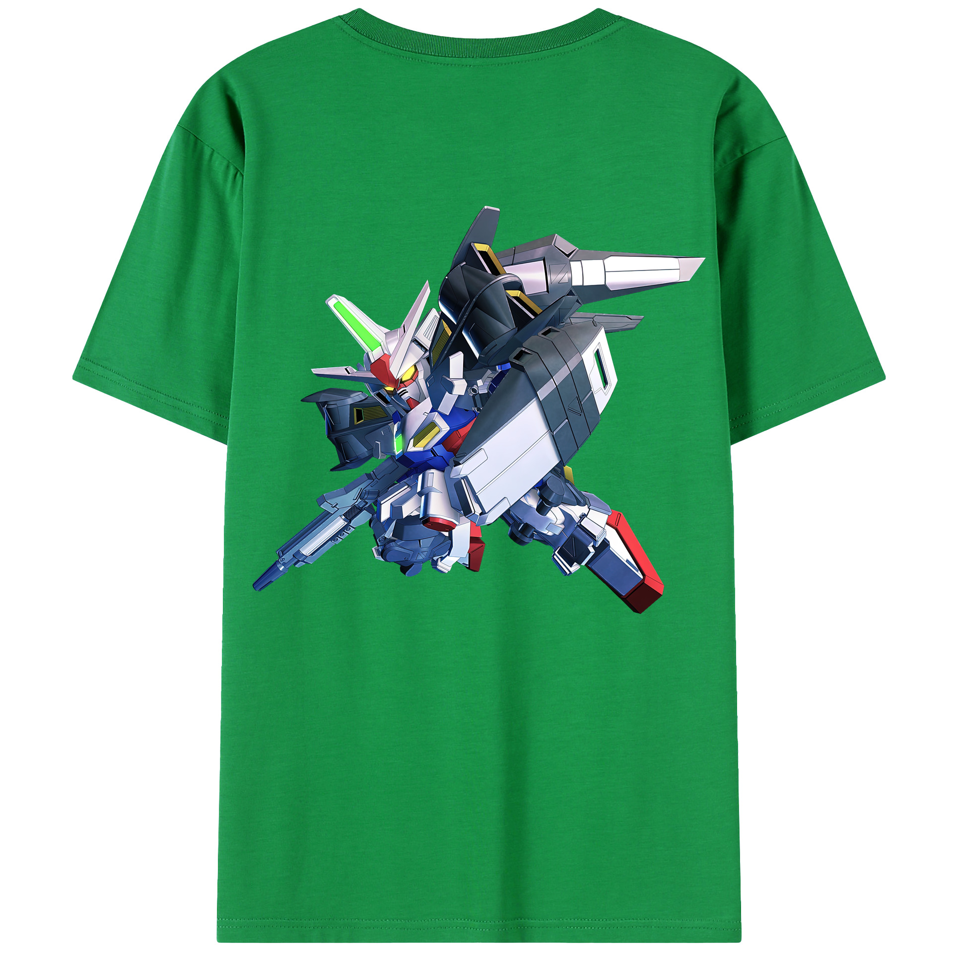 （画像用） 機動戦士ガンダム Mobile Suit Gundam レディース半袖Tシャツ(バックプリント)